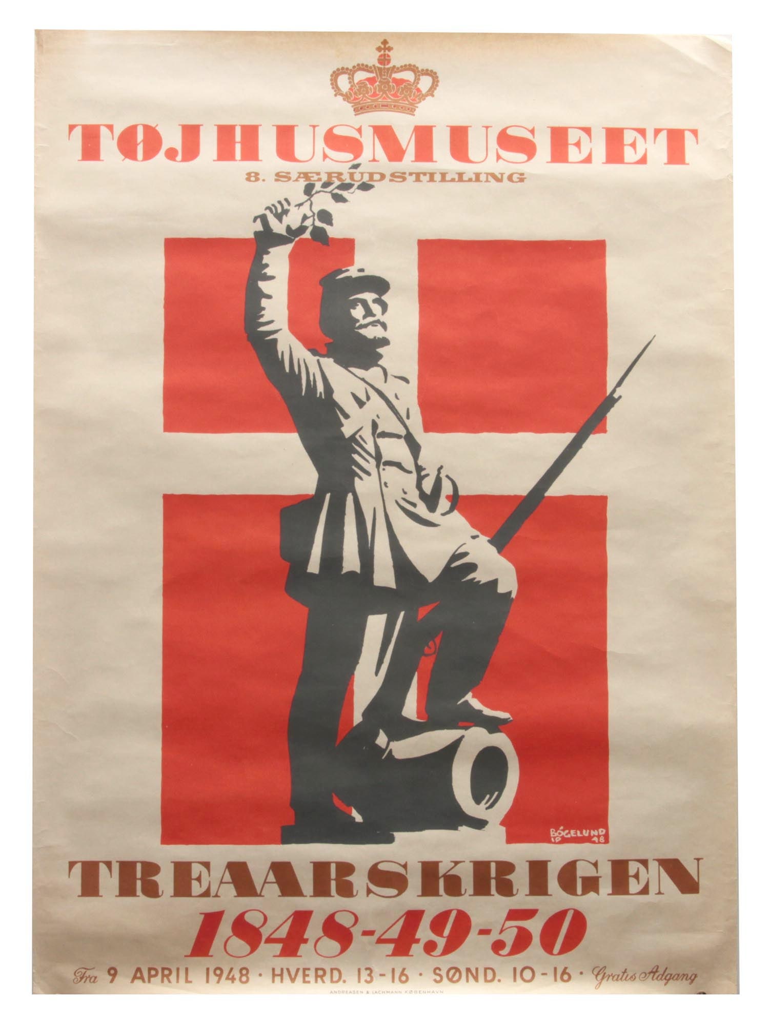 AN ORIGINAL VINTAGE DANISH POSTER (1 of 2)