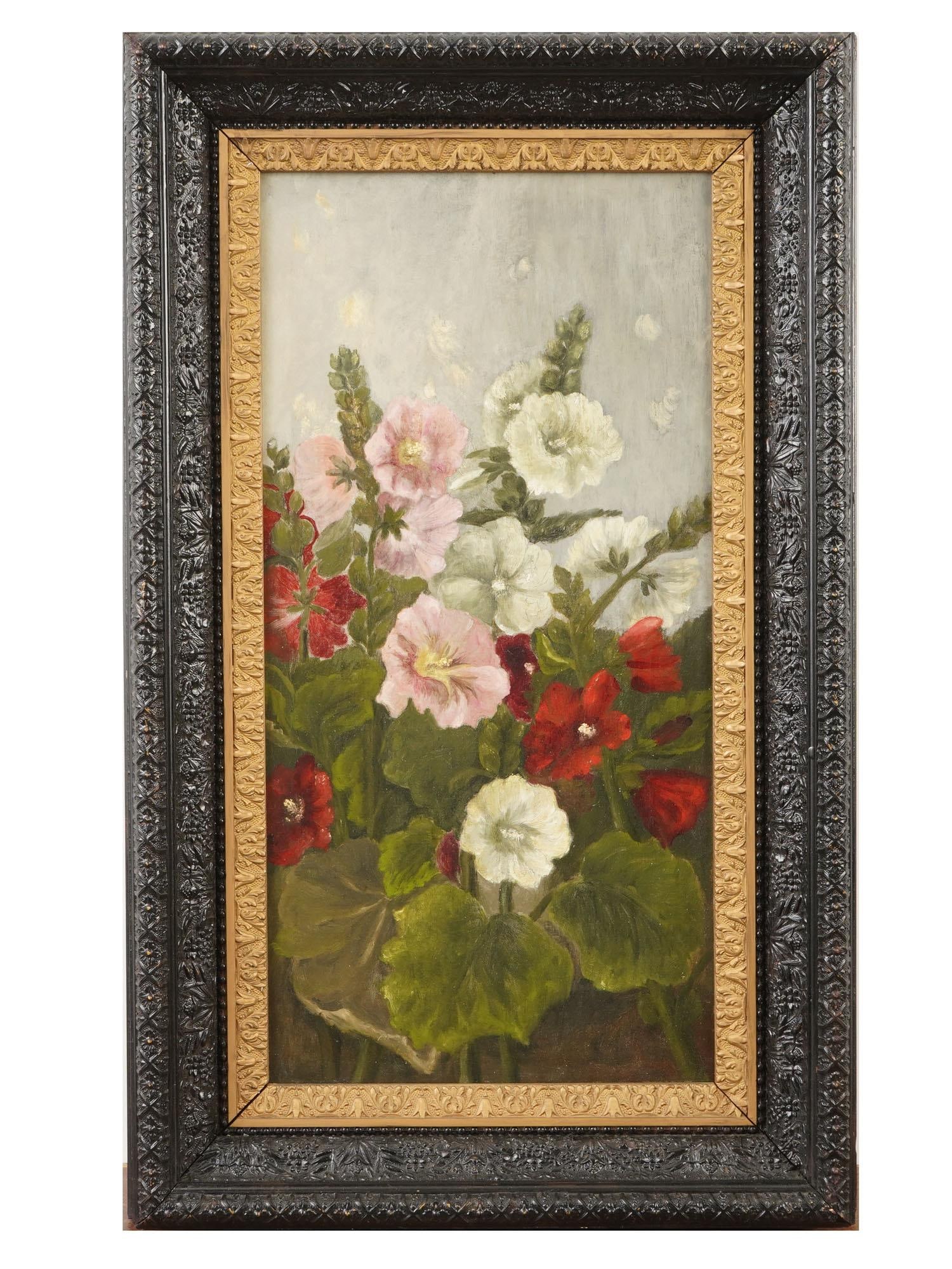 ANTIQUE VICTORIAN ERA BOTANICAL PAINTING (1 of 4)