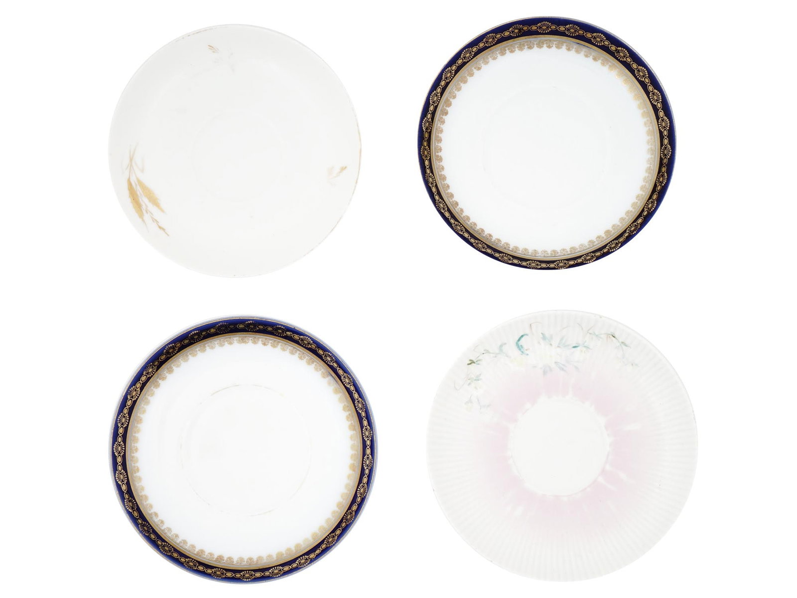 ANTIQUE RUSSIAN HAND DECORATED PORCELAIN PLATES (1 of 6)