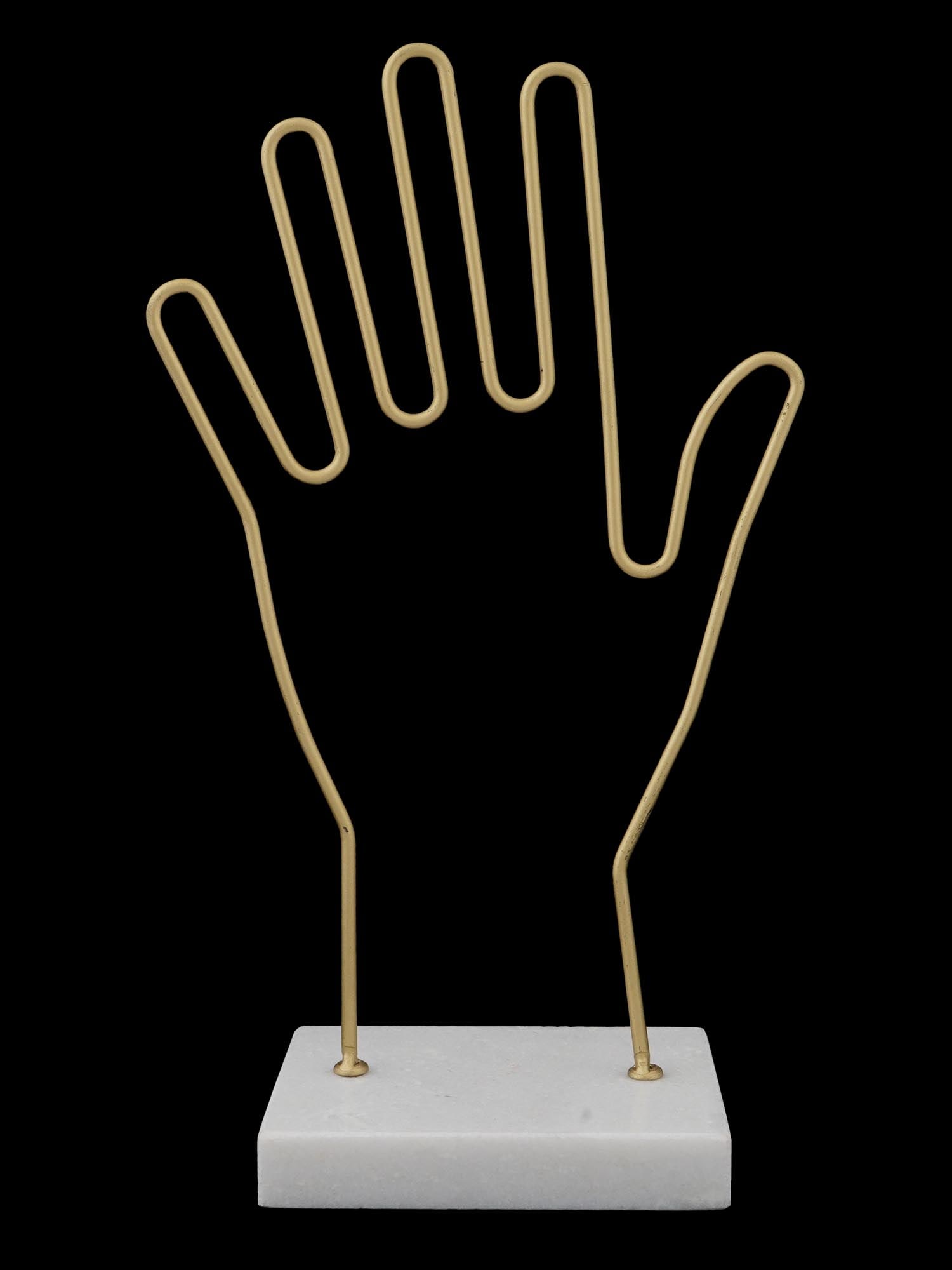OASIS METAL WIRE HAND SILHOUETTE JEWELRY ORGANIZER: A metal wire hand silhouette jewelry organizer by Oasis. A sleek and stylish accessory designed to elegantly display and organize your jewelry collection. This organizer features a minimalist design t