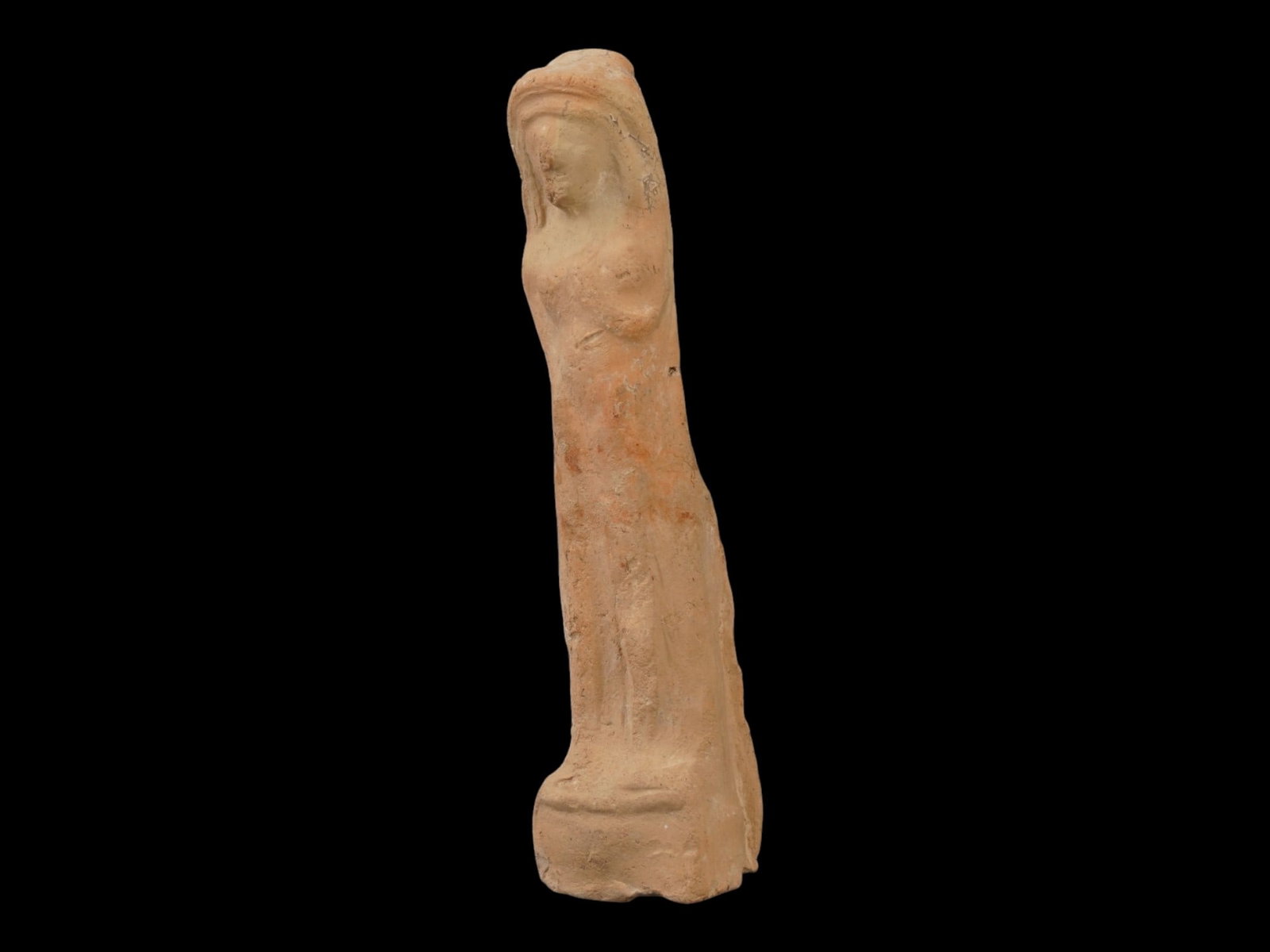 ANCIENT JUDAICA HOLY LAND TERRACOTTA FIGURE GODDESS (1 of 9)