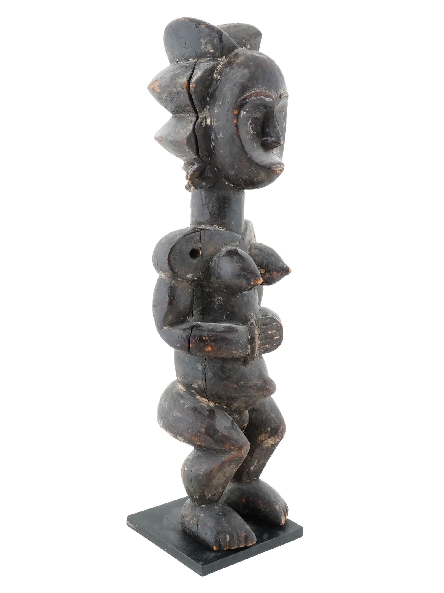 AFRICAN GABON FANG PEOPLE CARVED WOOD BYERI FIGURE (1 of 6)