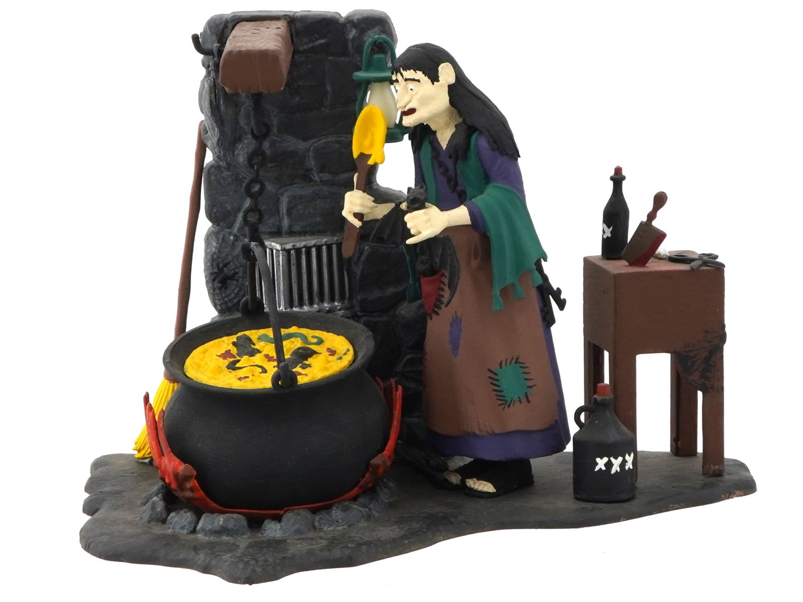 AMERICAN OLD WITCH BUILT UP PLASTIC TOY MODEL BY AURORA (1 of 7)