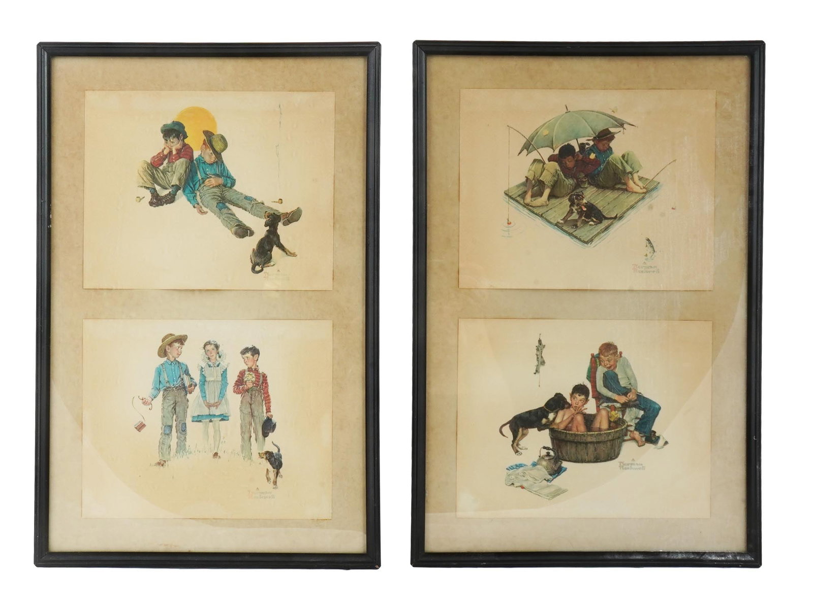 AMERICAN PRINTS OF CHILDREN BY NORMAN ROCKWELL (1 of 11)