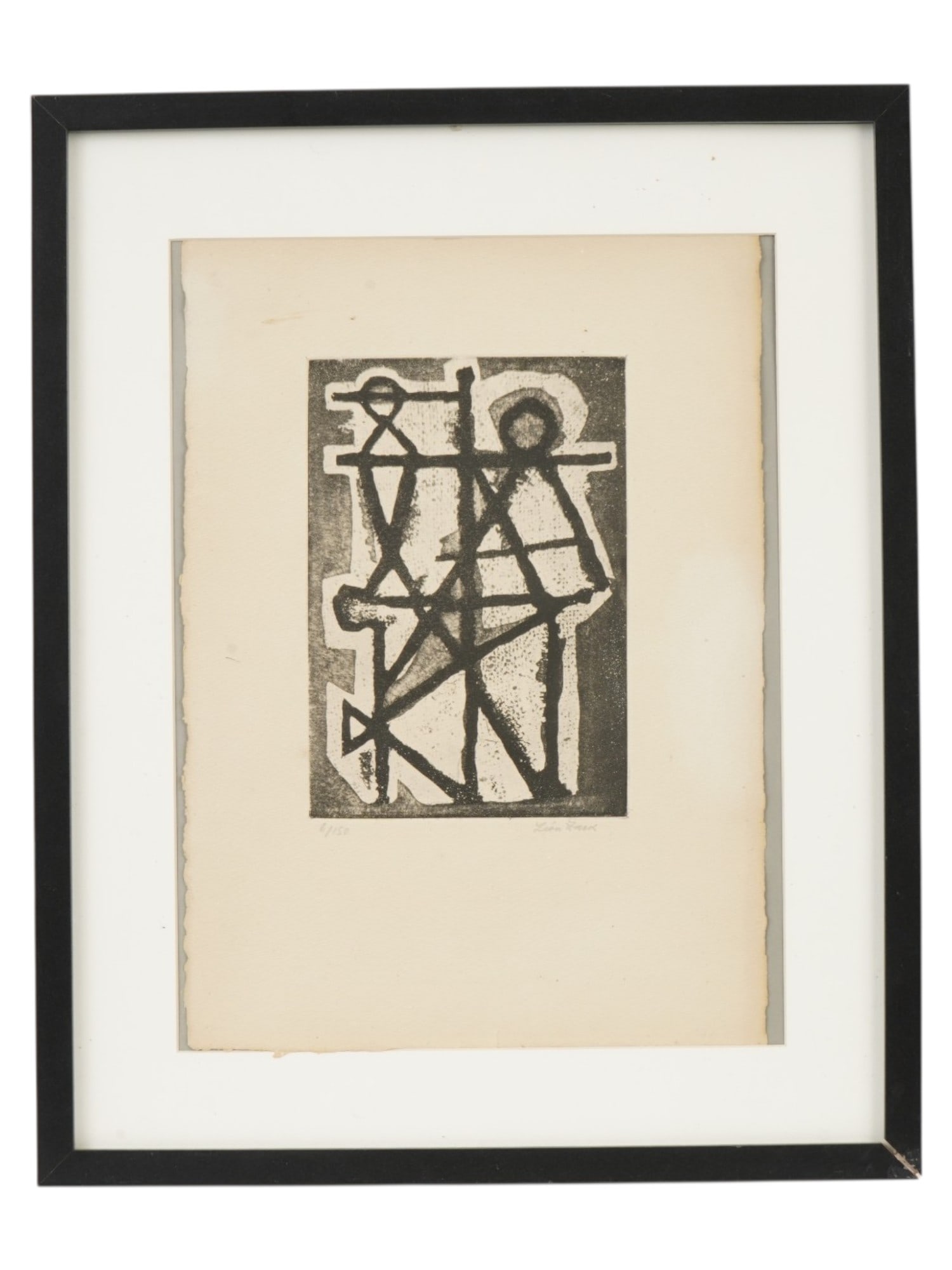 LEON ZACK RUSSIAN LIMITED EDITION ABSTRACT LITHOGRAPH (1 of 6)