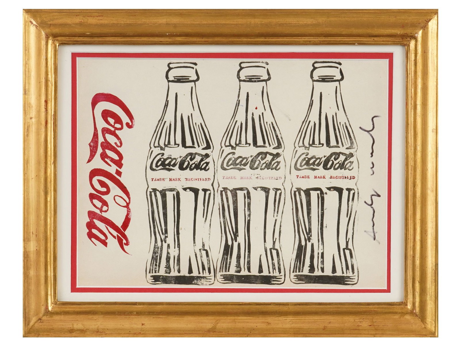 AMERICAN COCA COLA LITHOGRAPH AFTER ANDY WARHOL (1 of 5)