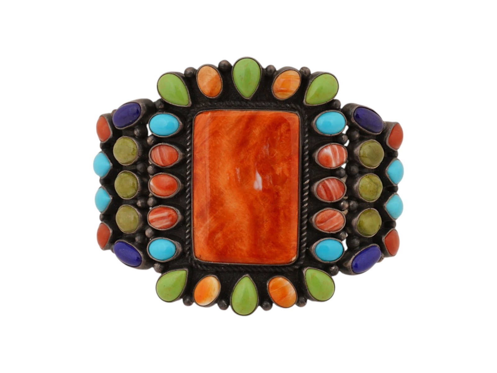 KIRK SMITH NATIVE AMERICAN STERLING SILVER CUFF BRACLET (1 of 6)