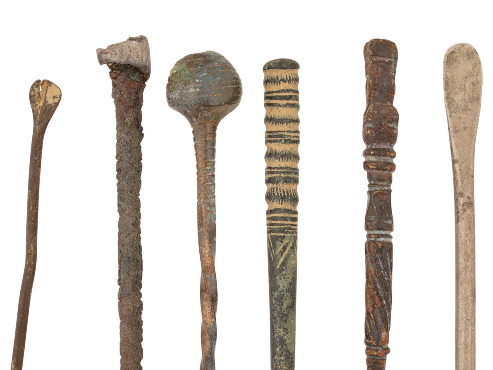 ANCIENT ROMAN EMPIRE BRONZE AND SILVER MEDICAL TOOLS (1 of 4)