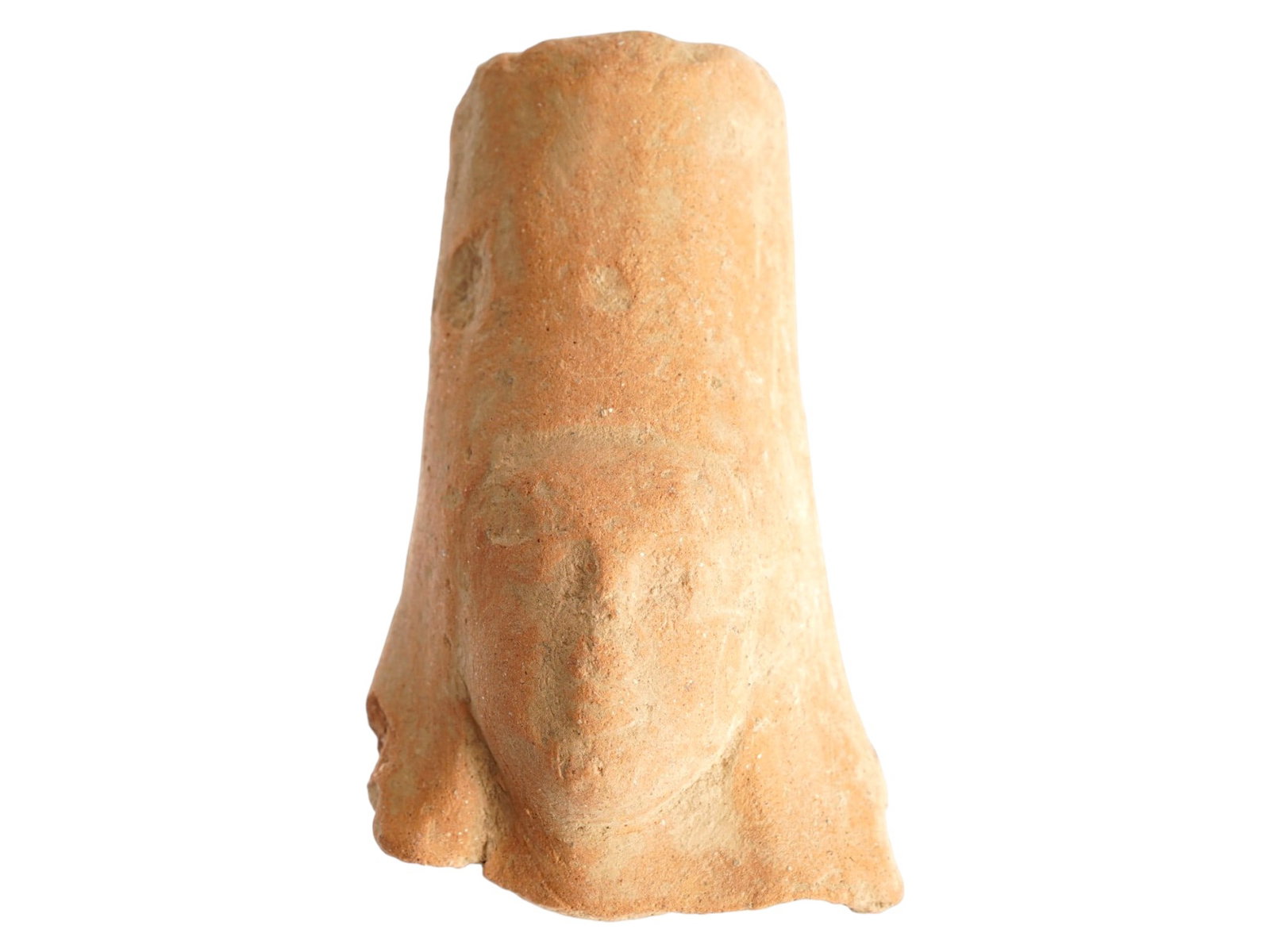 ANCIENT GREEK HELLENISTIC TERRACOTTA FEMALE HEAD (1 of 5)
