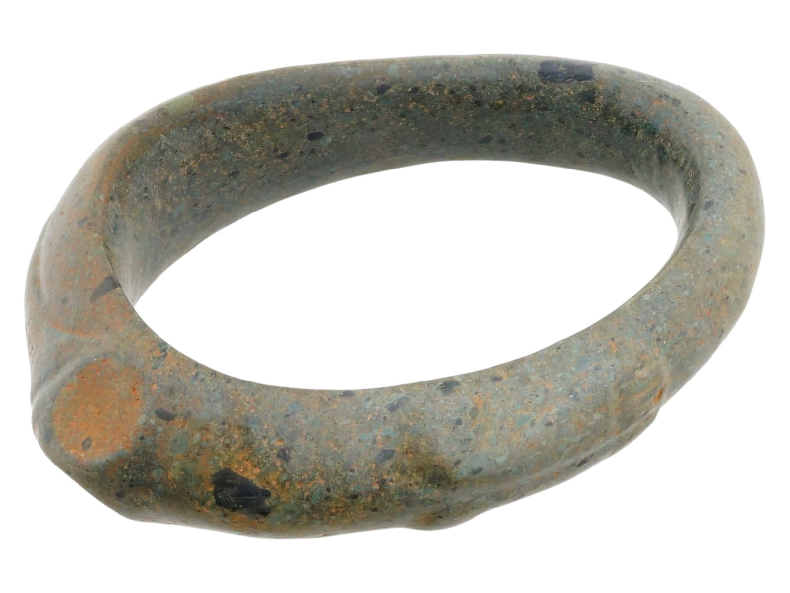 ANCIENT PRE COLUMBIAN TAINO STONE YOKE COLLAR (1 of 7)