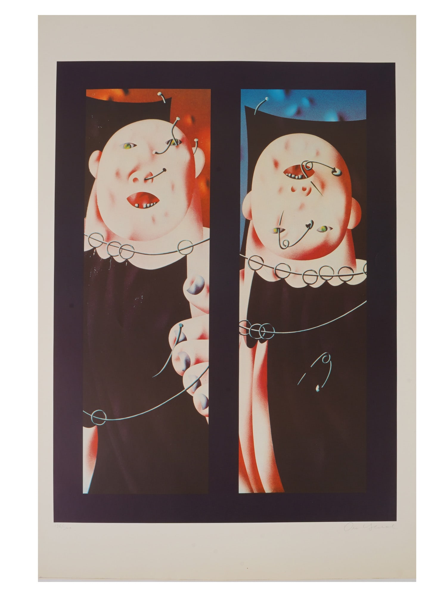 LTD RUSSIAN CIRCUS COLOR PRINT BY OLEG TSELKOV SIGNED (1 of 6)