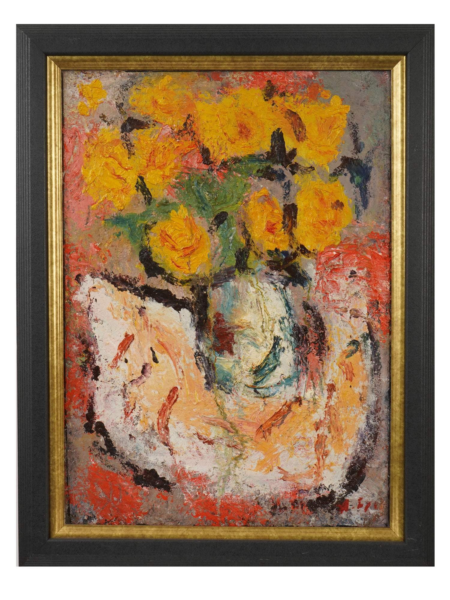 OIL STILL LIFE PAINTING BY ARON EFROIMOVICH BUKH 1993 (1 of 6)