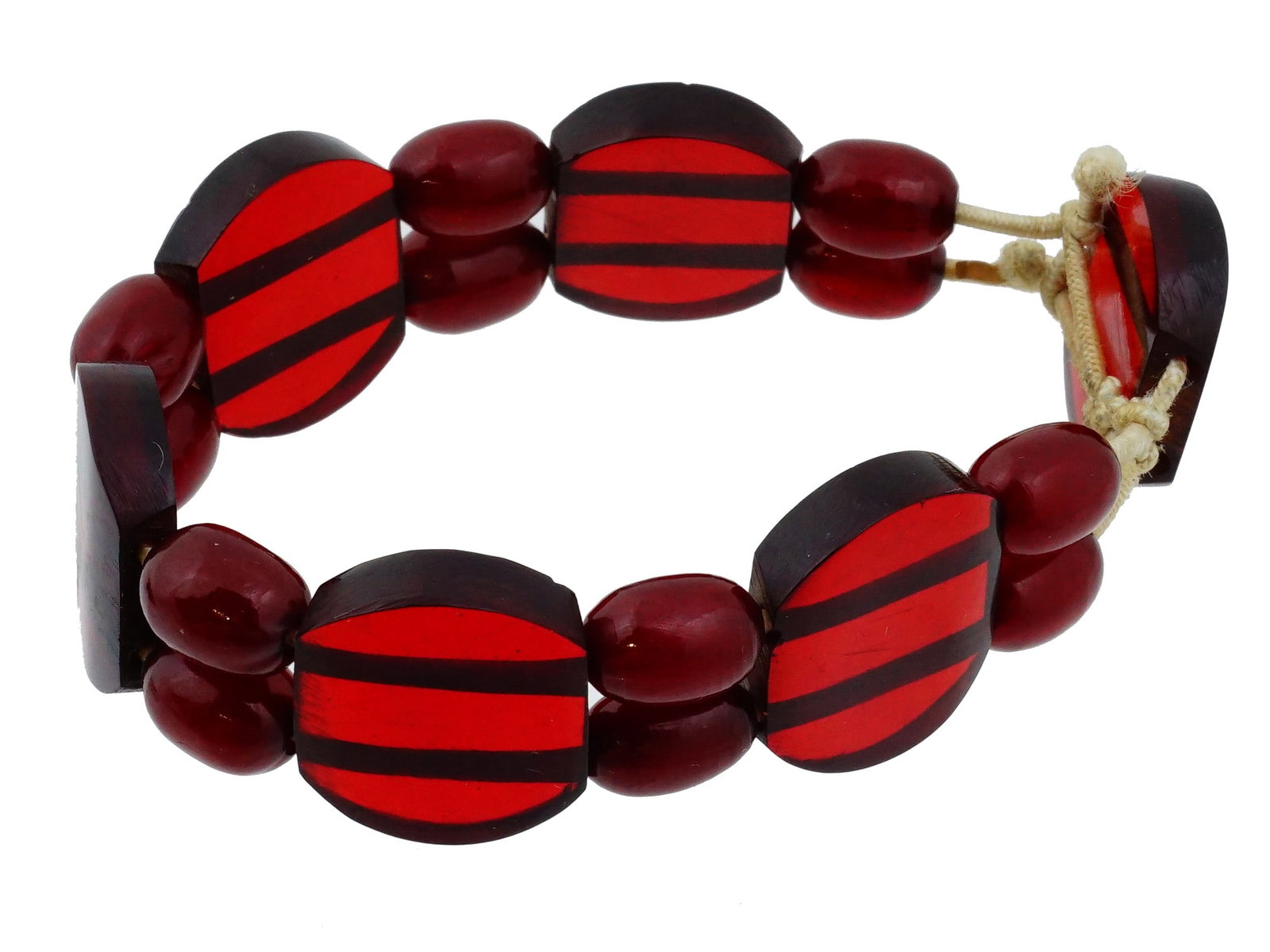 VINTAGE CHERRY AMBER CUFF BRACELET (1 of 8)