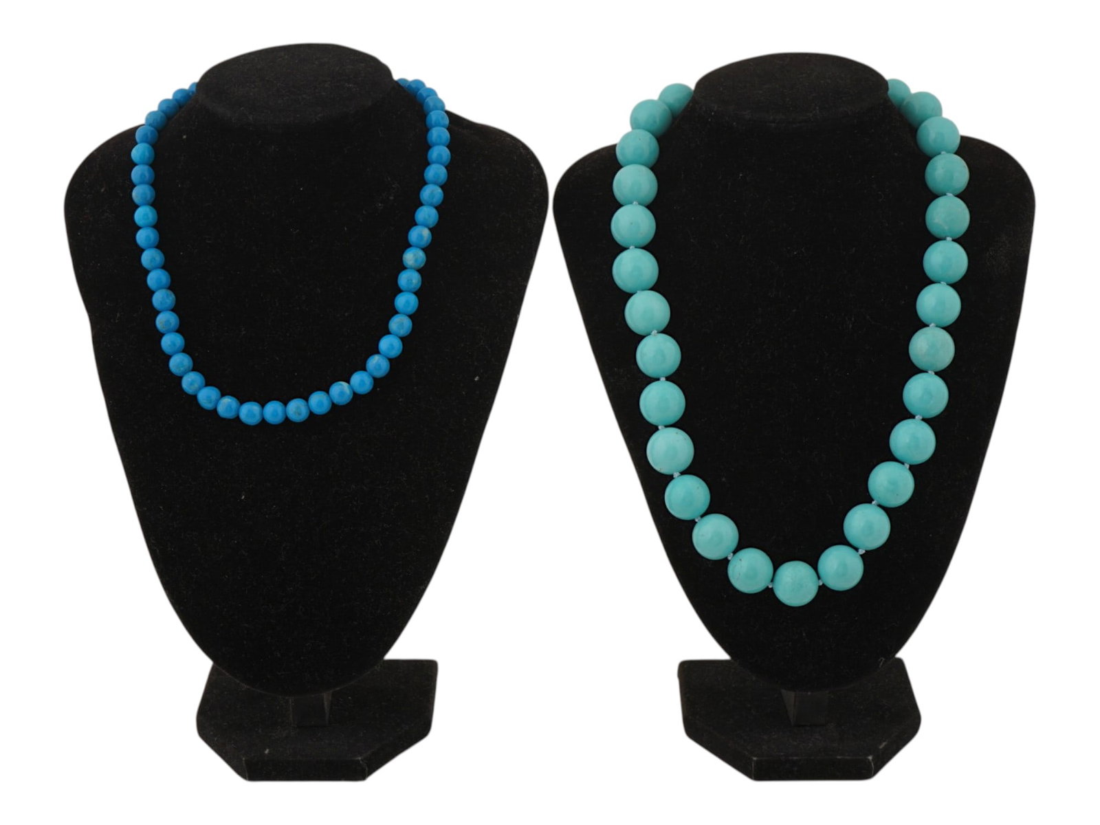 LOT OF TWO BEADED DESIGN SINGLE STRAND NECKLACES (1 of 5)