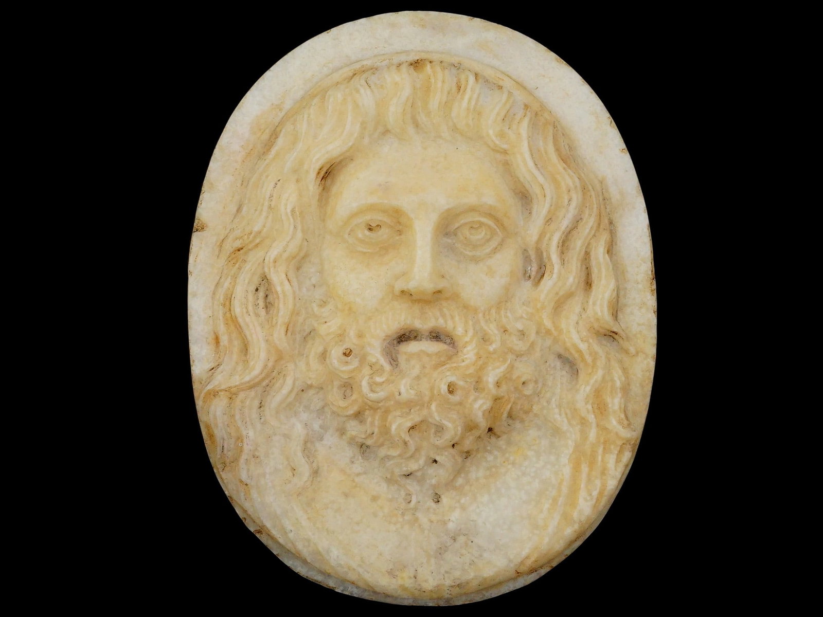 VINTAGE ITALIAN CARVED HARDSTONE CAMEO RELIEF (1 of 8)