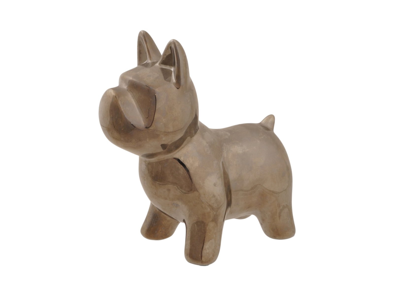 JEFF KOONS STYLE CONTEMPORARY DOG CERAMIC FIGURINE (1 of 7)