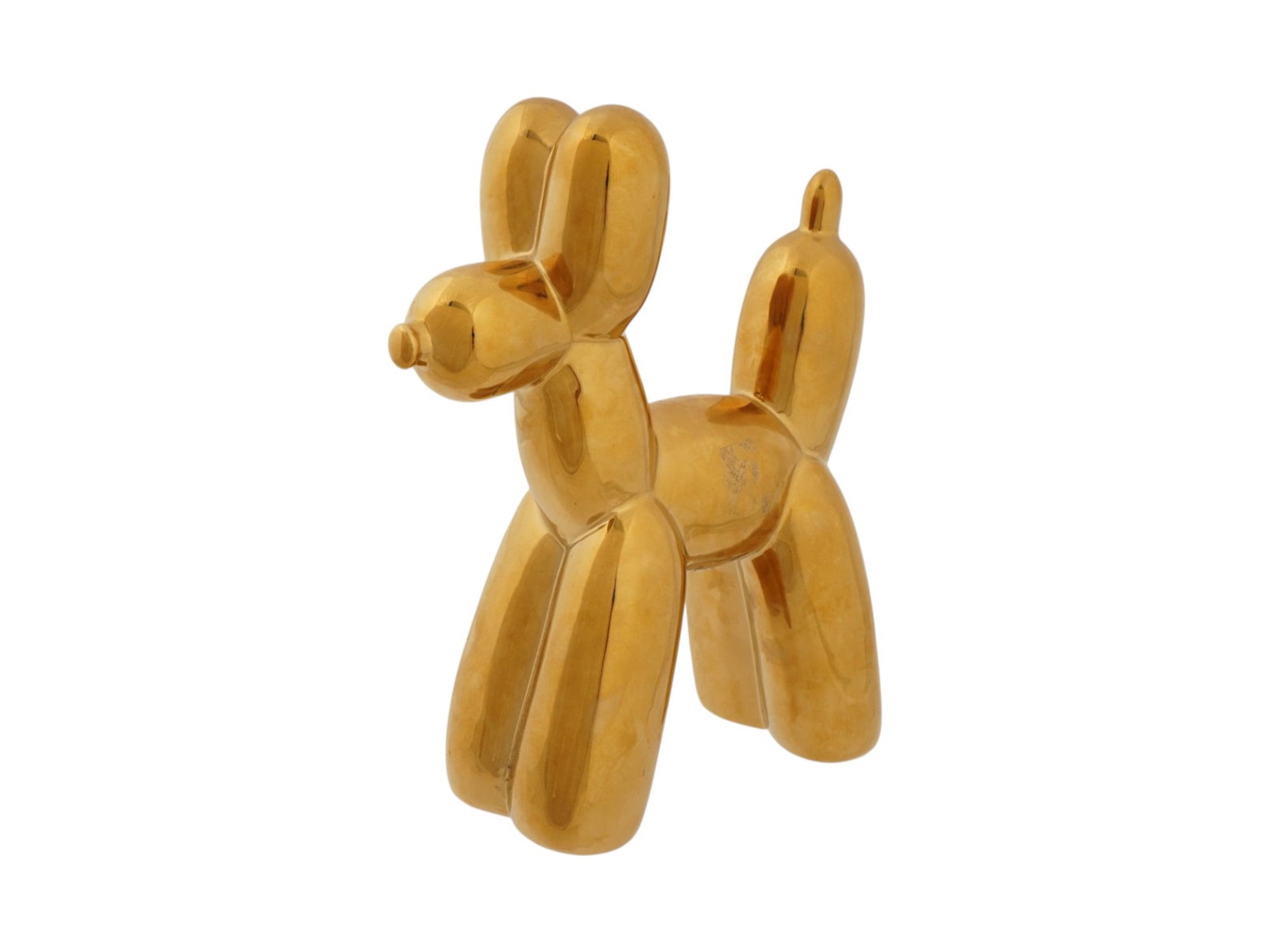 AFTER JEFF KOONS AMERICAN CERAMIC BALLOON DOG SCULPTURE (1 of 9)
