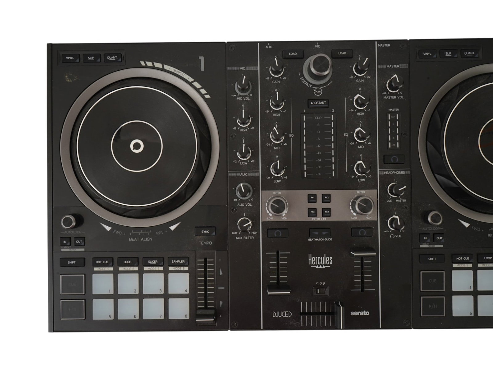 HERCULES DJCONTROL INPULSE 500 TWO DECK USB CONTROLLER - 7