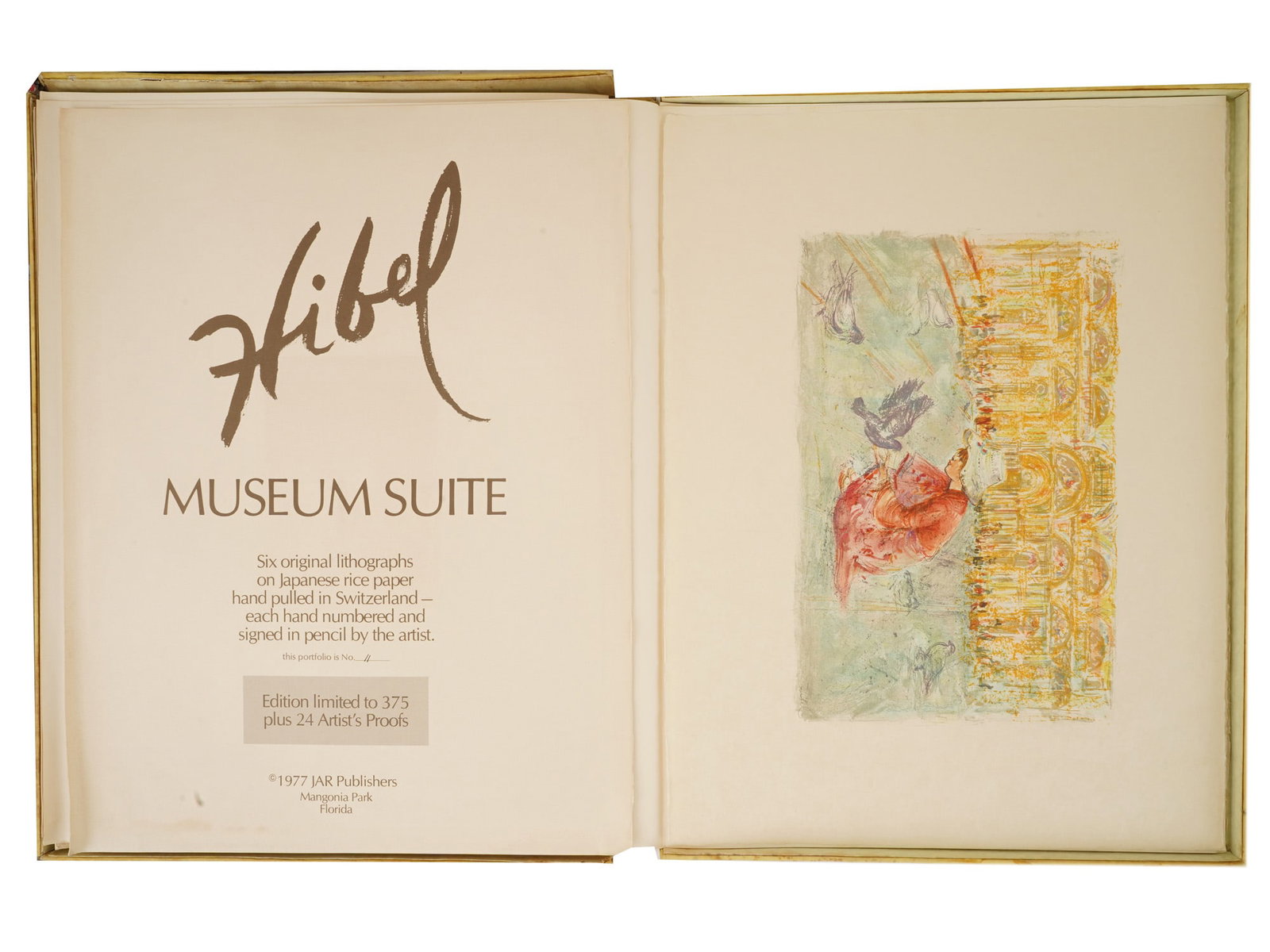 EDNA HIBEL AMERICAN MUSEUM SUITE LITHOGRAPH PORTFOLIO (1 of 10)