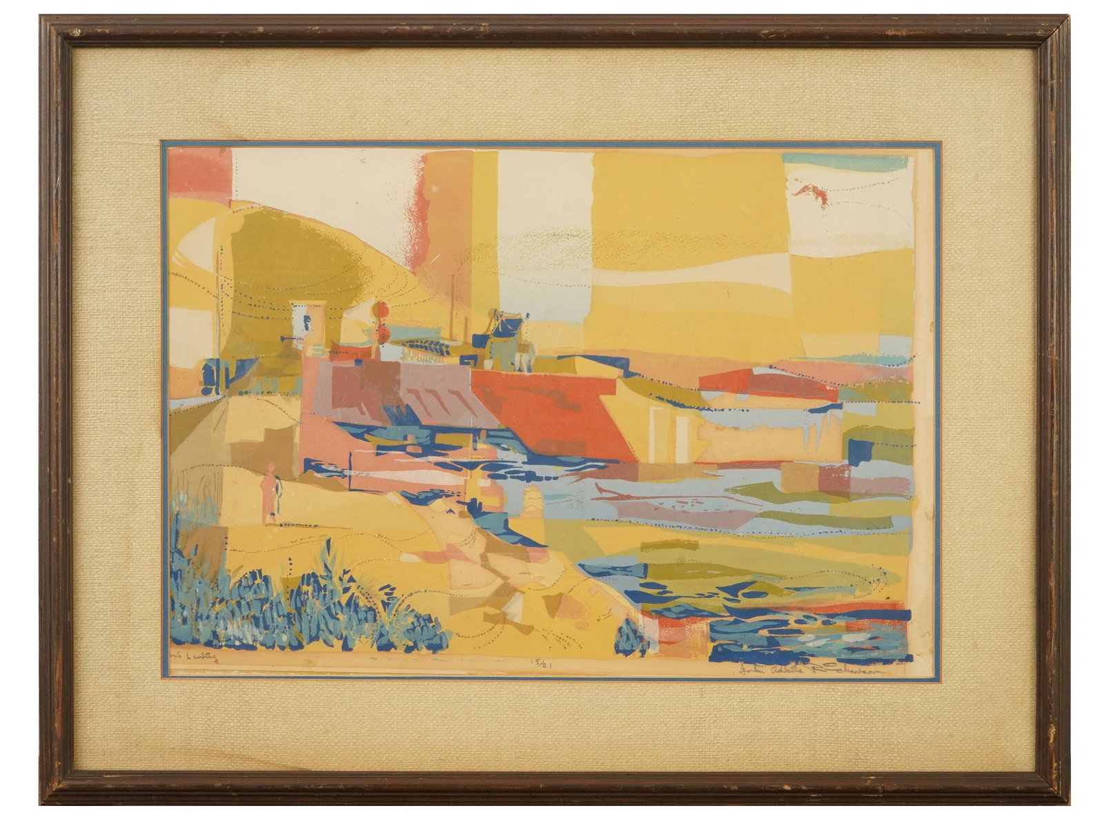 JOHN ADKINS RICHARDSON AMERICAN LANDSCAPE LITHOGRAPH (1 of 6)