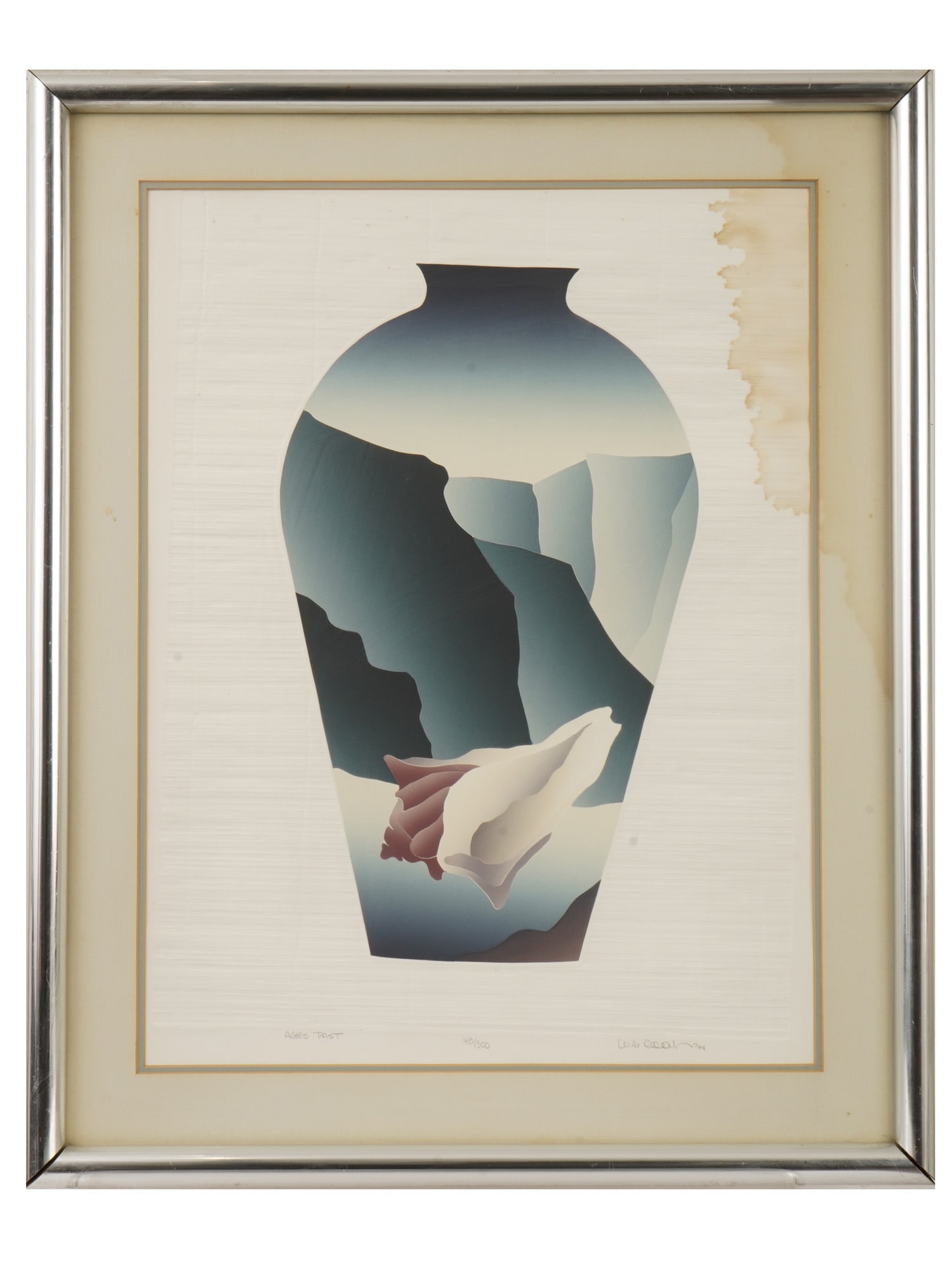 VINTAGE LIMITED EDITION COLOR LITHOGRAPH SIGNED (1 of 6)