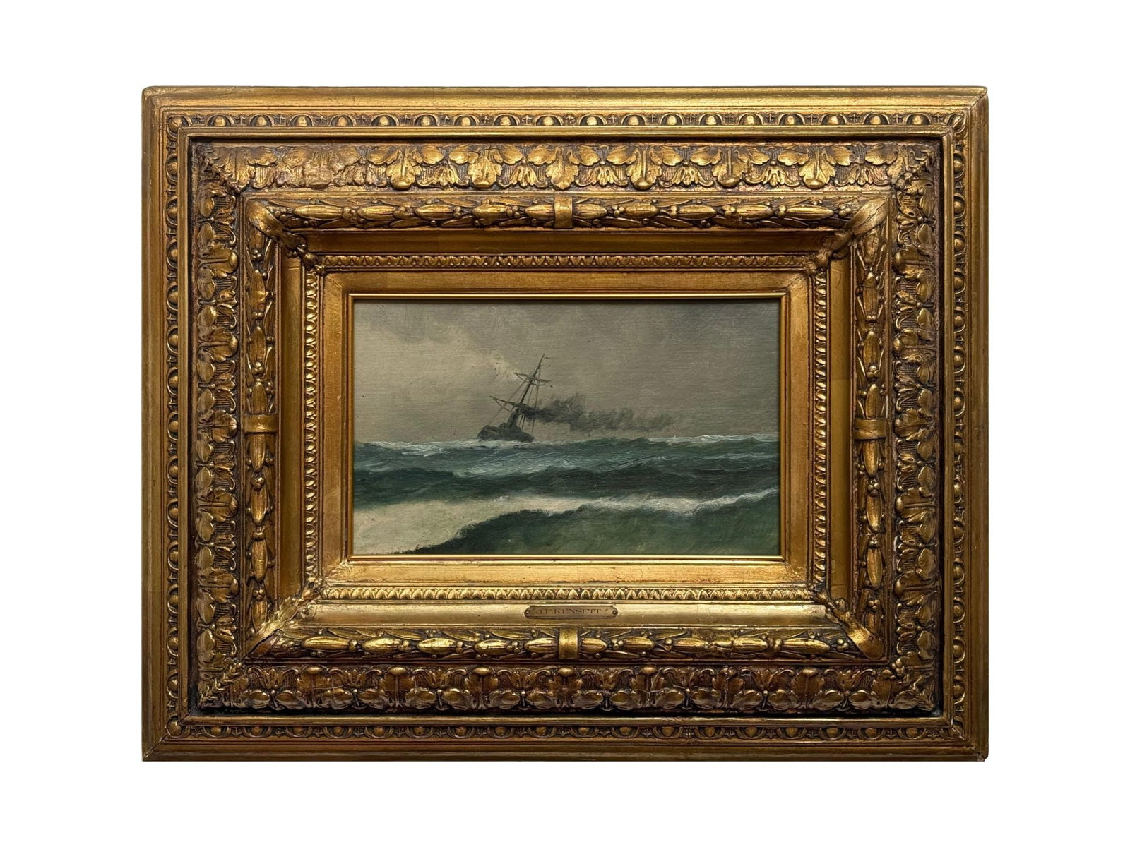 IN THE MANNER OF JOHN FREDERICK KENSETT SEASCAPE SKETCH (1 of 2)