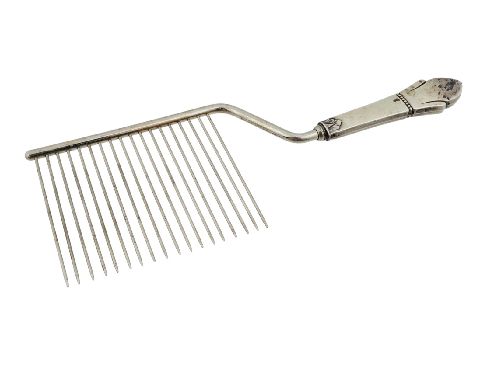 MID CENTURY SCHNEIDER TOLEDO SILVER CAKE BREAKER (1 of 8)
