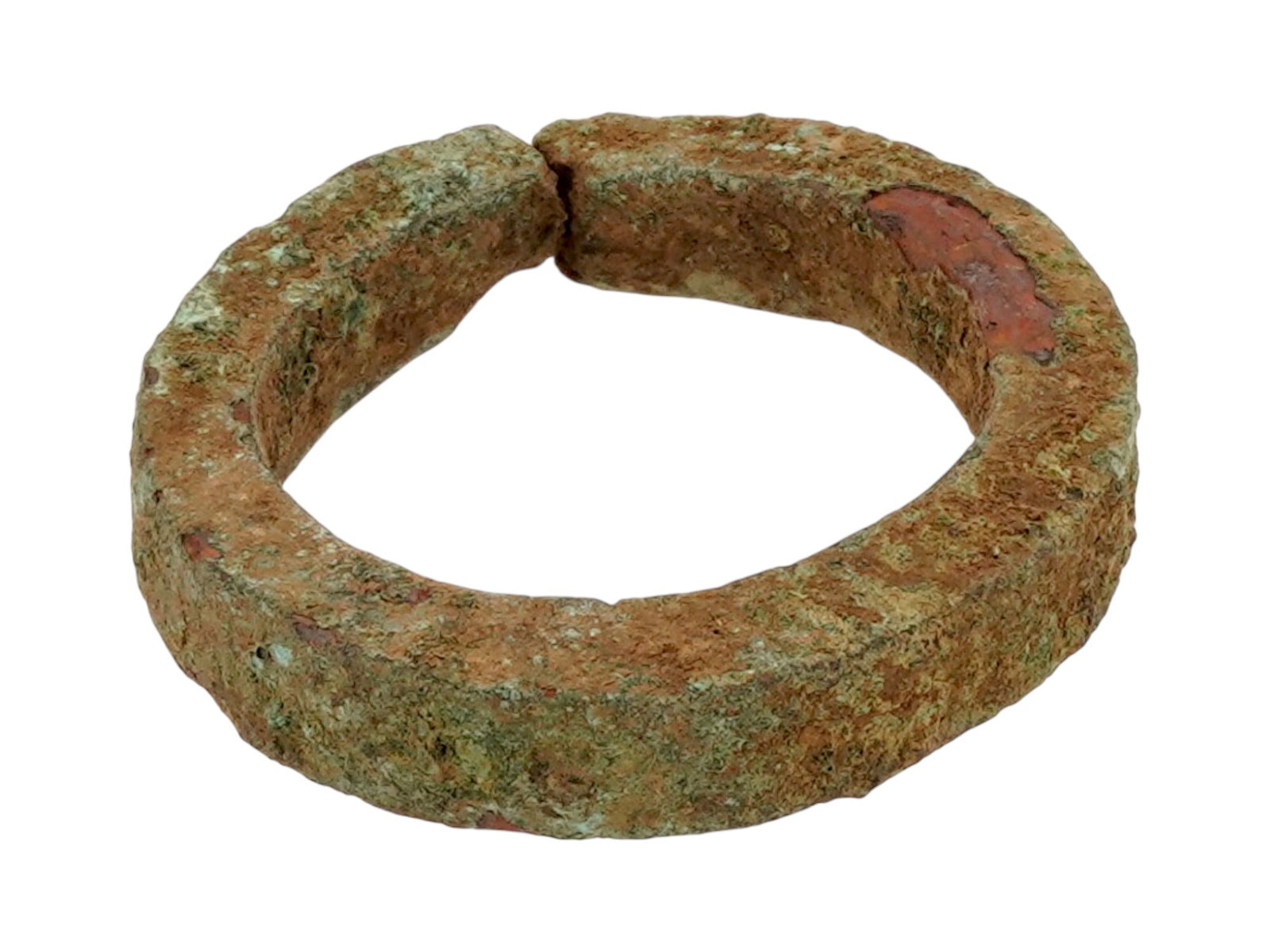 ANTIQUE AFRICAN BRONZE YORUBA MANILLA CURRENCY RING (1 of 6)