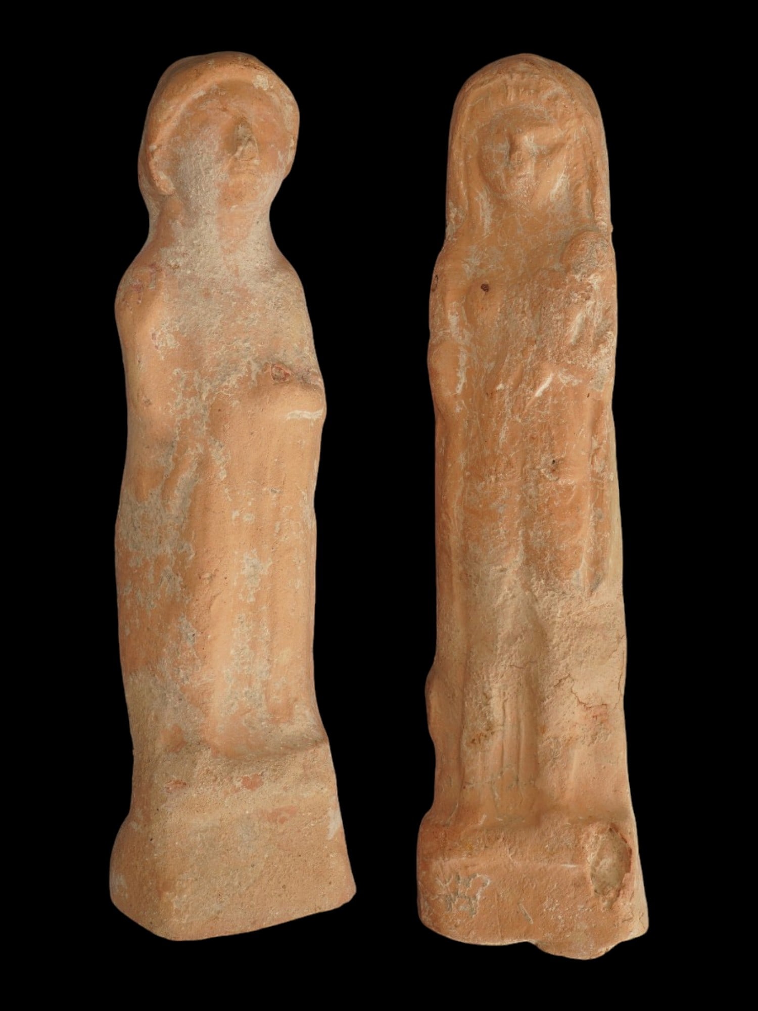 ANCIENT HOLY LAND TERRACOTTA FIGURES OF BAAL AND ASTARTE (1 of 7)
