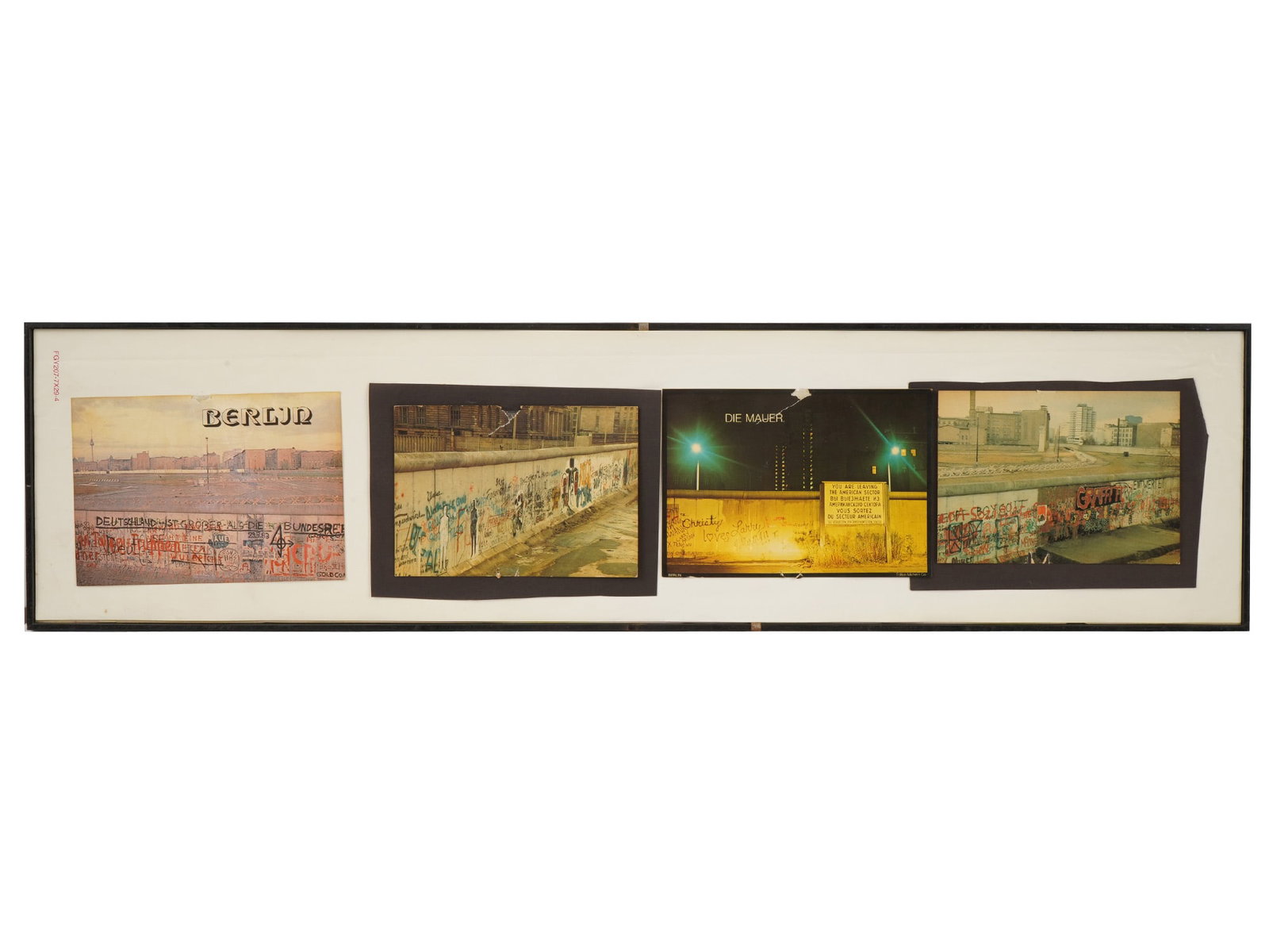 BERLIN WALL POSTCARDS ANDRE HAMBOURG LITHOGRAPHS - 3