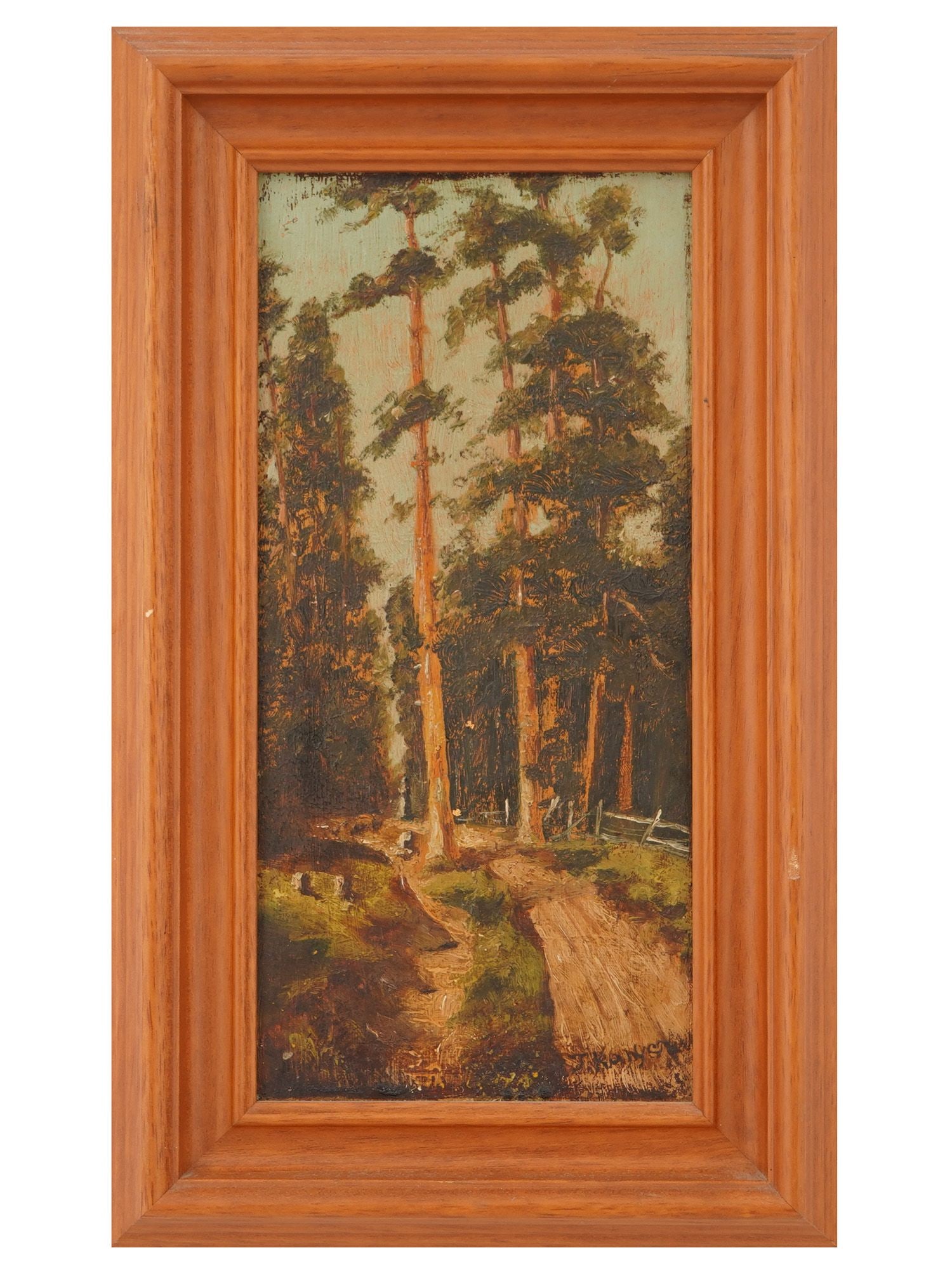 FOREST LANDSCAPE OIL PAINTING SIGNED BY THE ARTIST (1 of 4)
