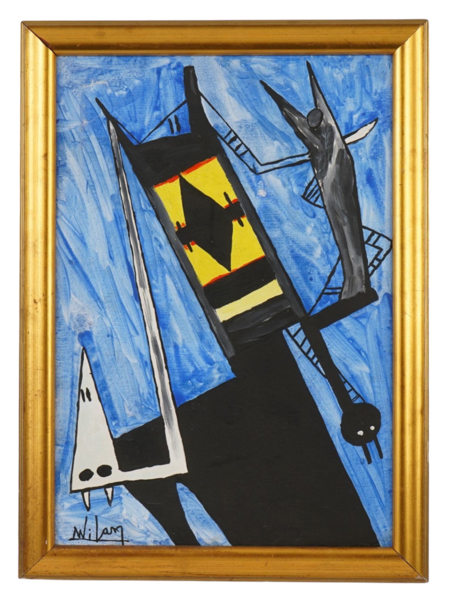 CUBAN AVANT GARDE PAINTING AFTER WIFREDO LAM (1 of 4)