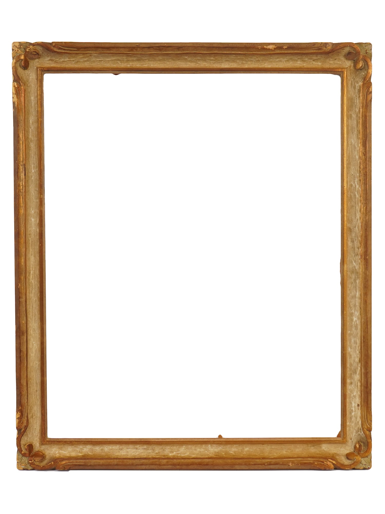COLLECTION OF THREE RECTANGULAR GILDED WOODEN FRAMES - 2