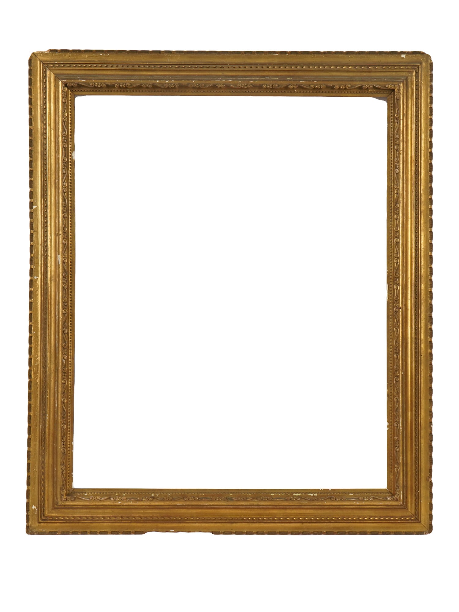 COLLECTION OF THREE RECTANGULAR GILDED WOODEN FRAMES - 4