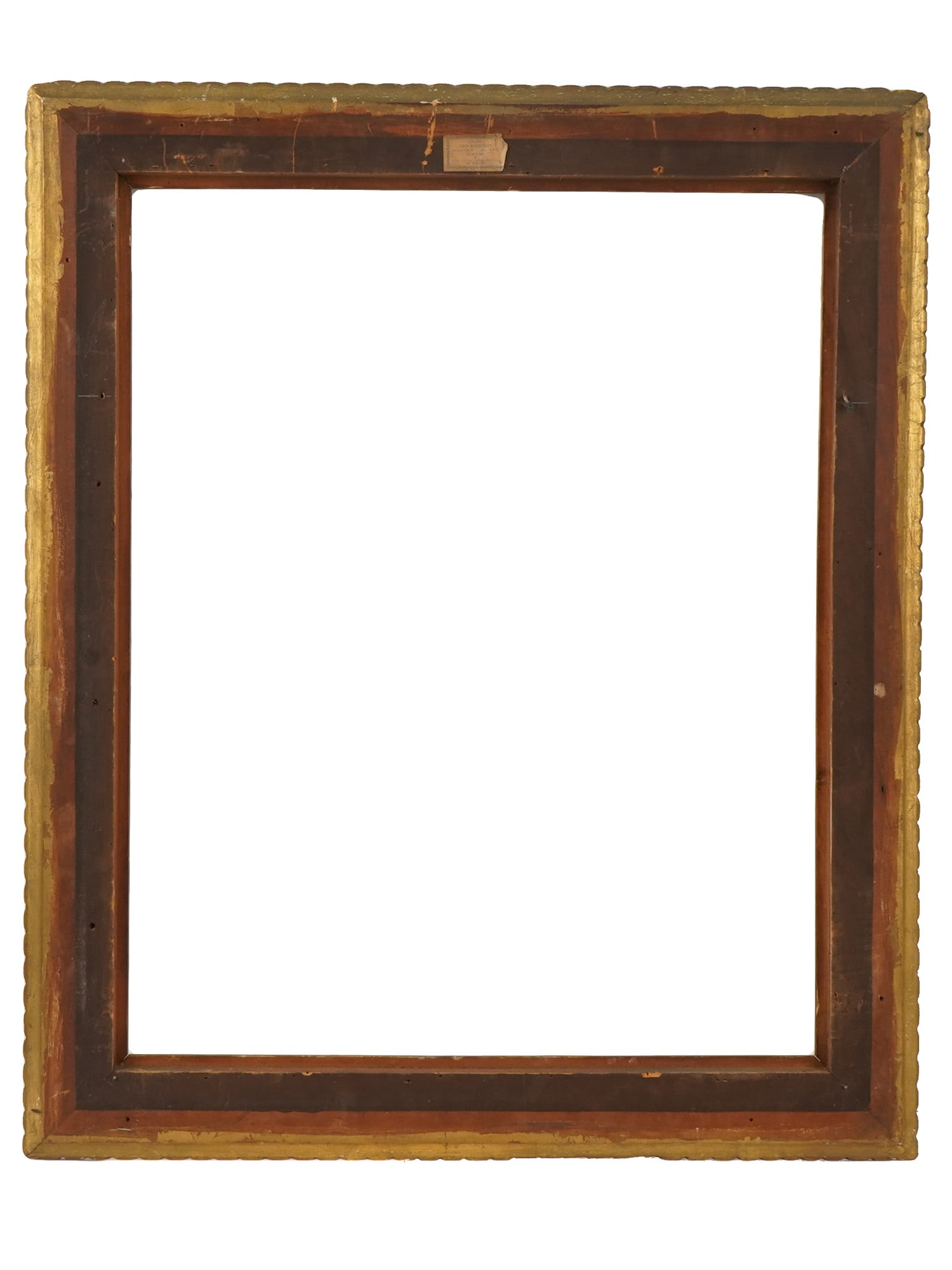COLLECTION OF THREE RECTANGULAR GILDED WOODEN FRAMES - 5