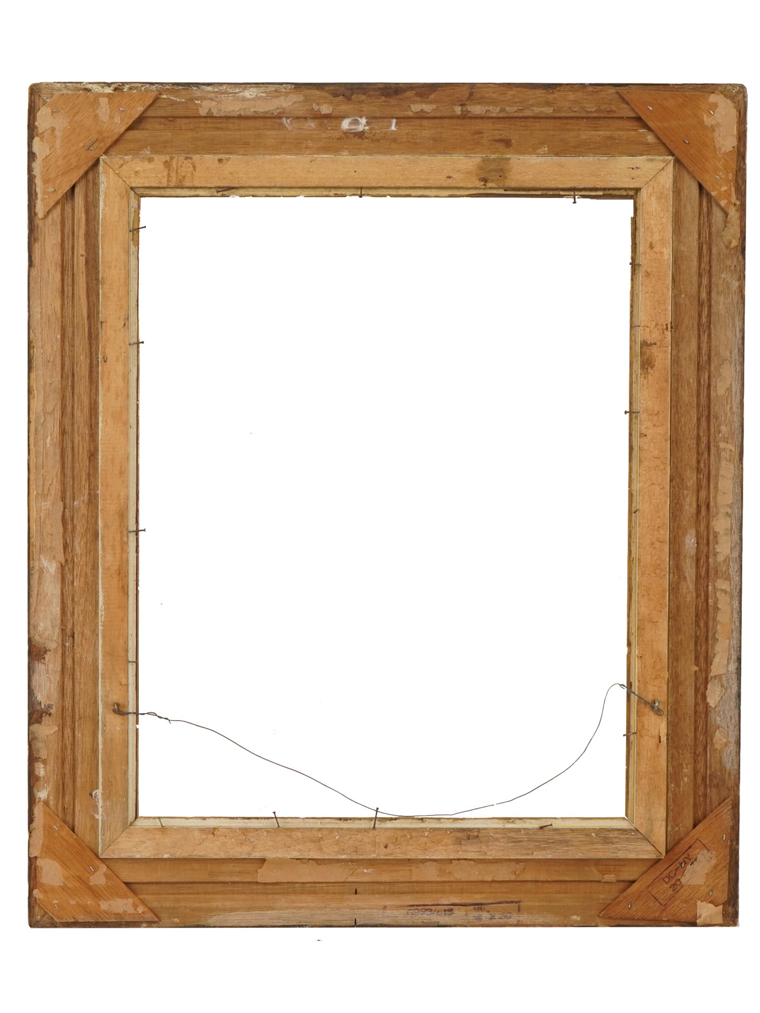 COLLECTION OF THREE RECTANGULAR GILDED WOODEN FRAMES - 7