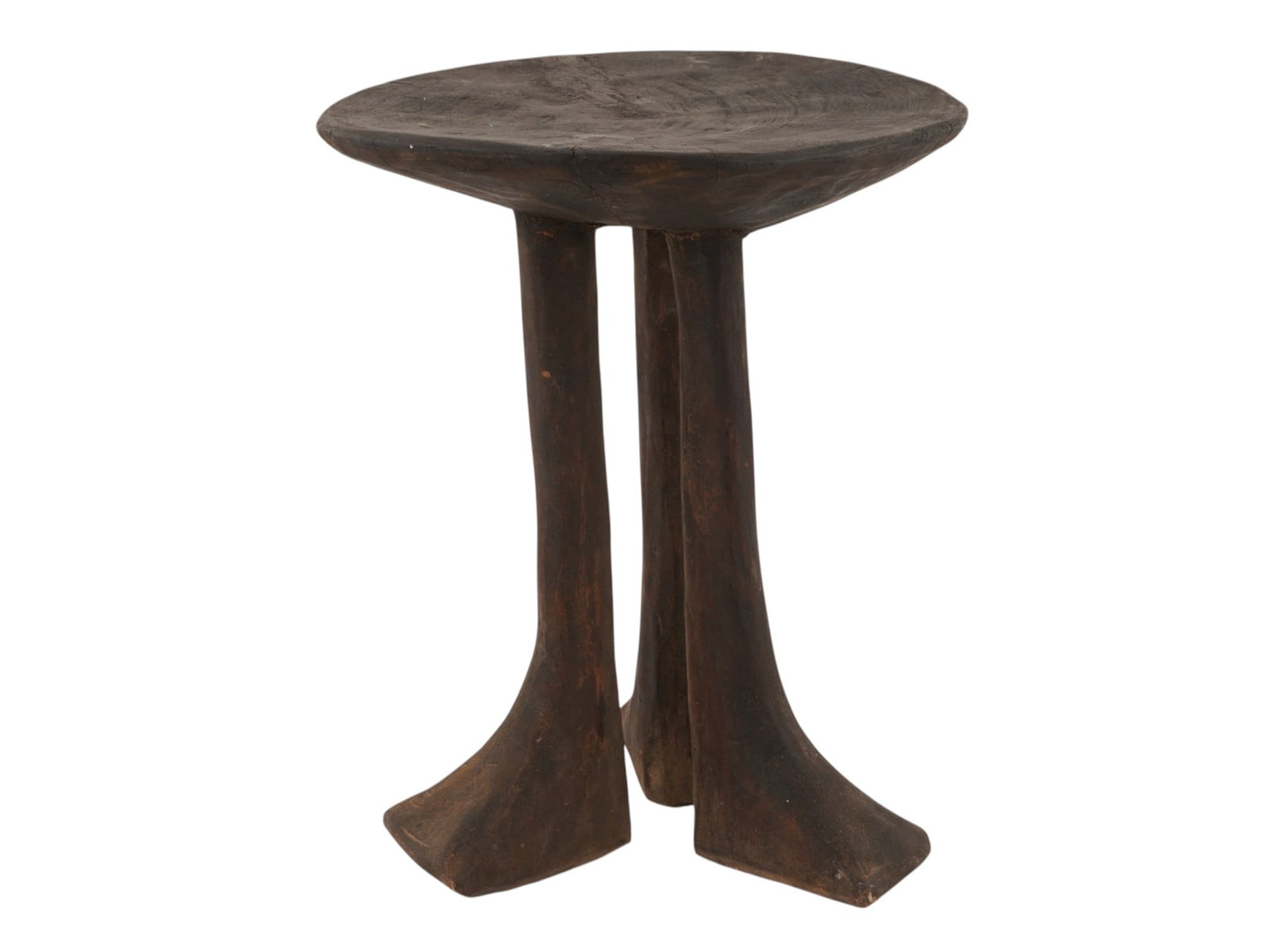 TRADITIONAL AFRICAN IVORY COAST SENUFO MILKING STOOL (1 of 7)