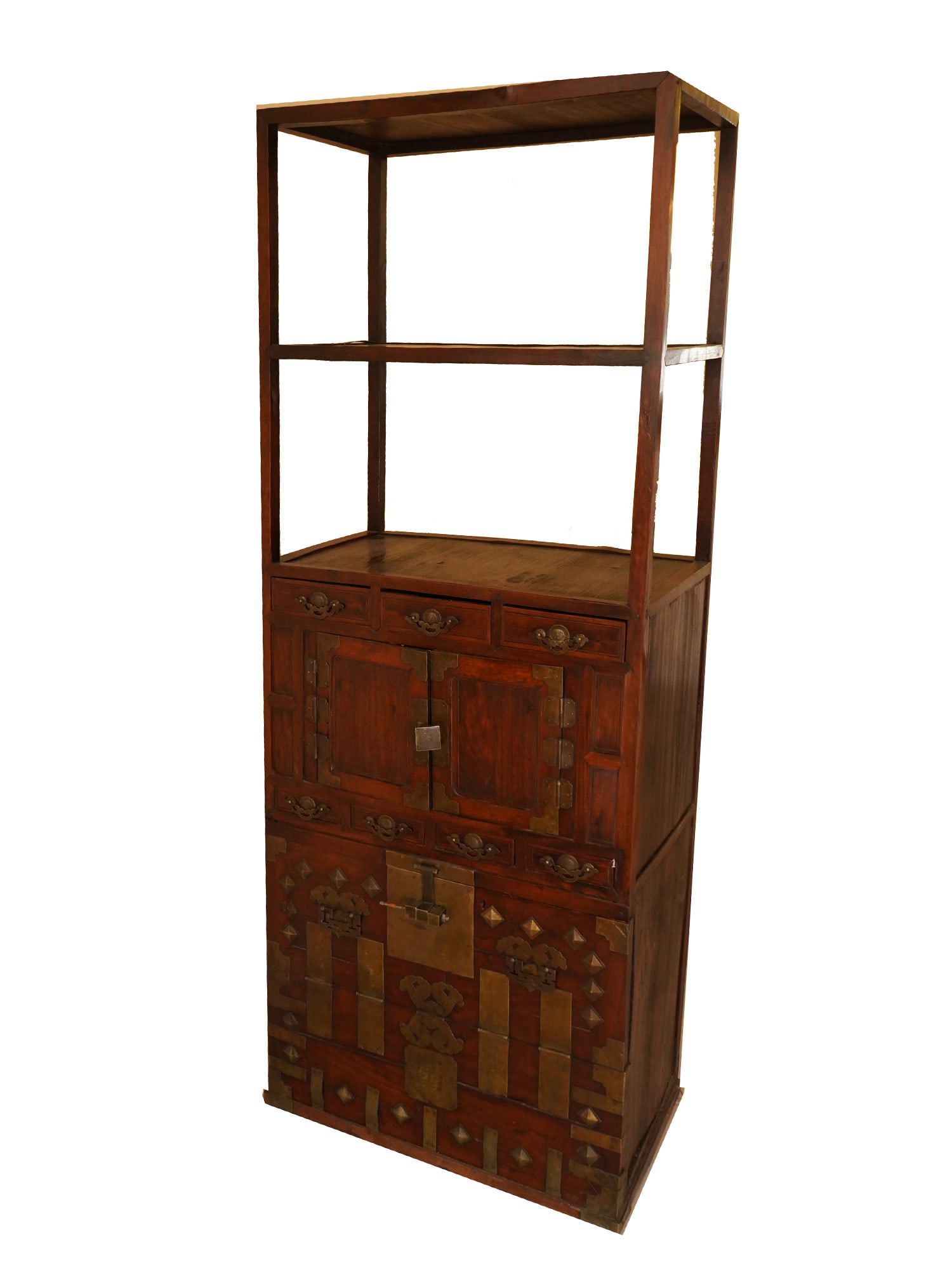 ANTIQUE KOREAN JOSEON WOODEN ETAGERE SABANGTAKJA (1 of 20)
