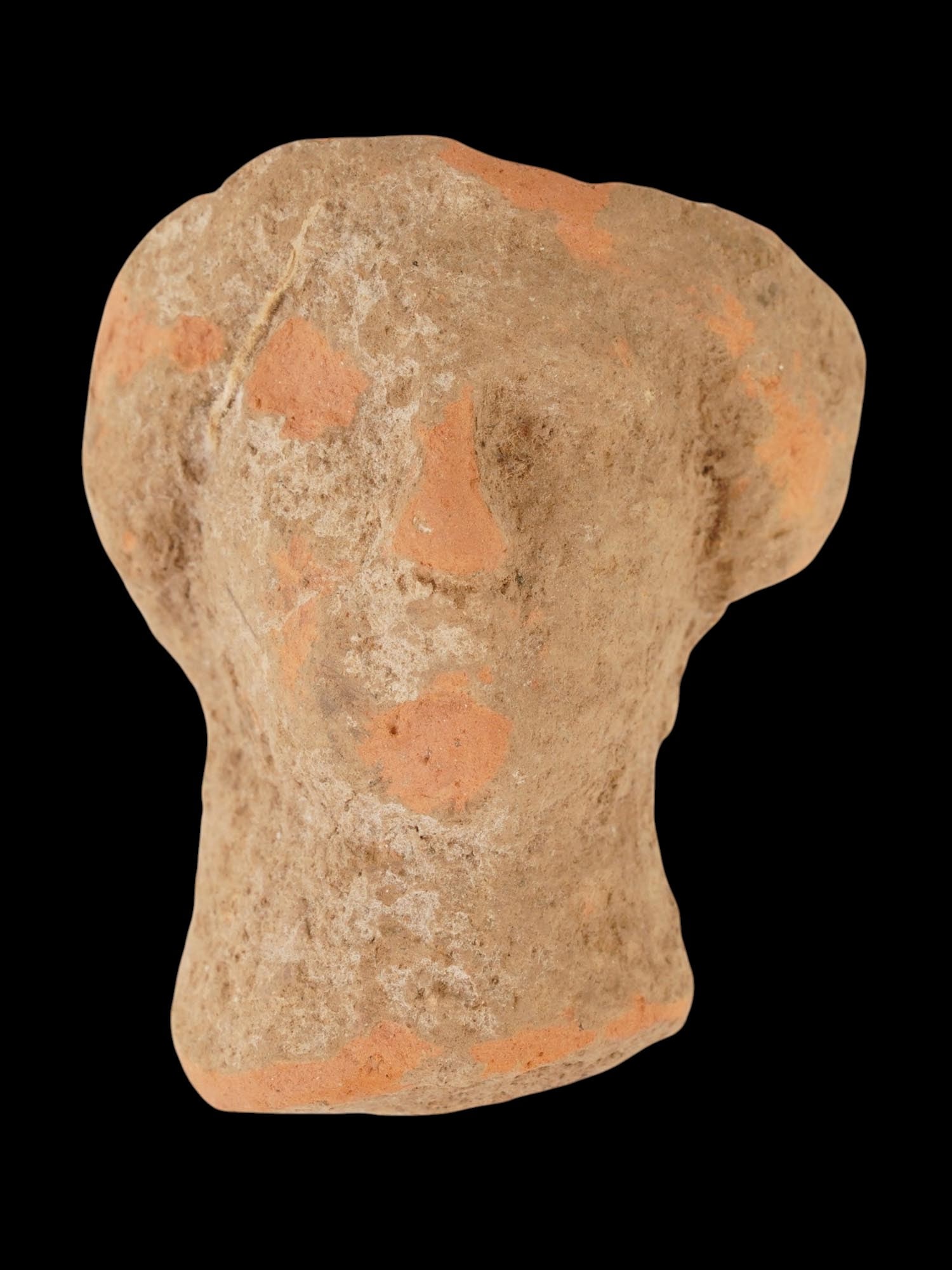 ANCIENT GREEK TERRACOTTA HEAD FRAGMENT 600 TO 300 BC (1 of 5)