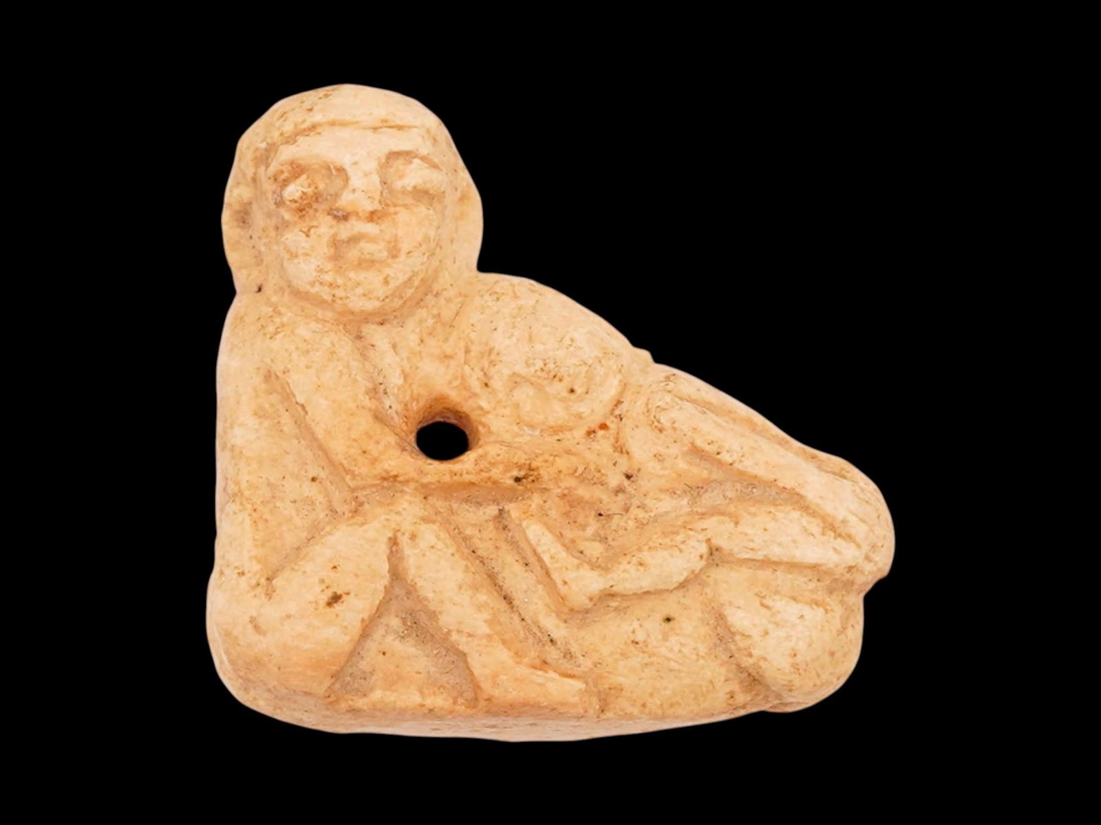 ANCIENT EGYPTIAN CARVED PATAIKOS EROTIC SCENE PENDANT (1 of 4)