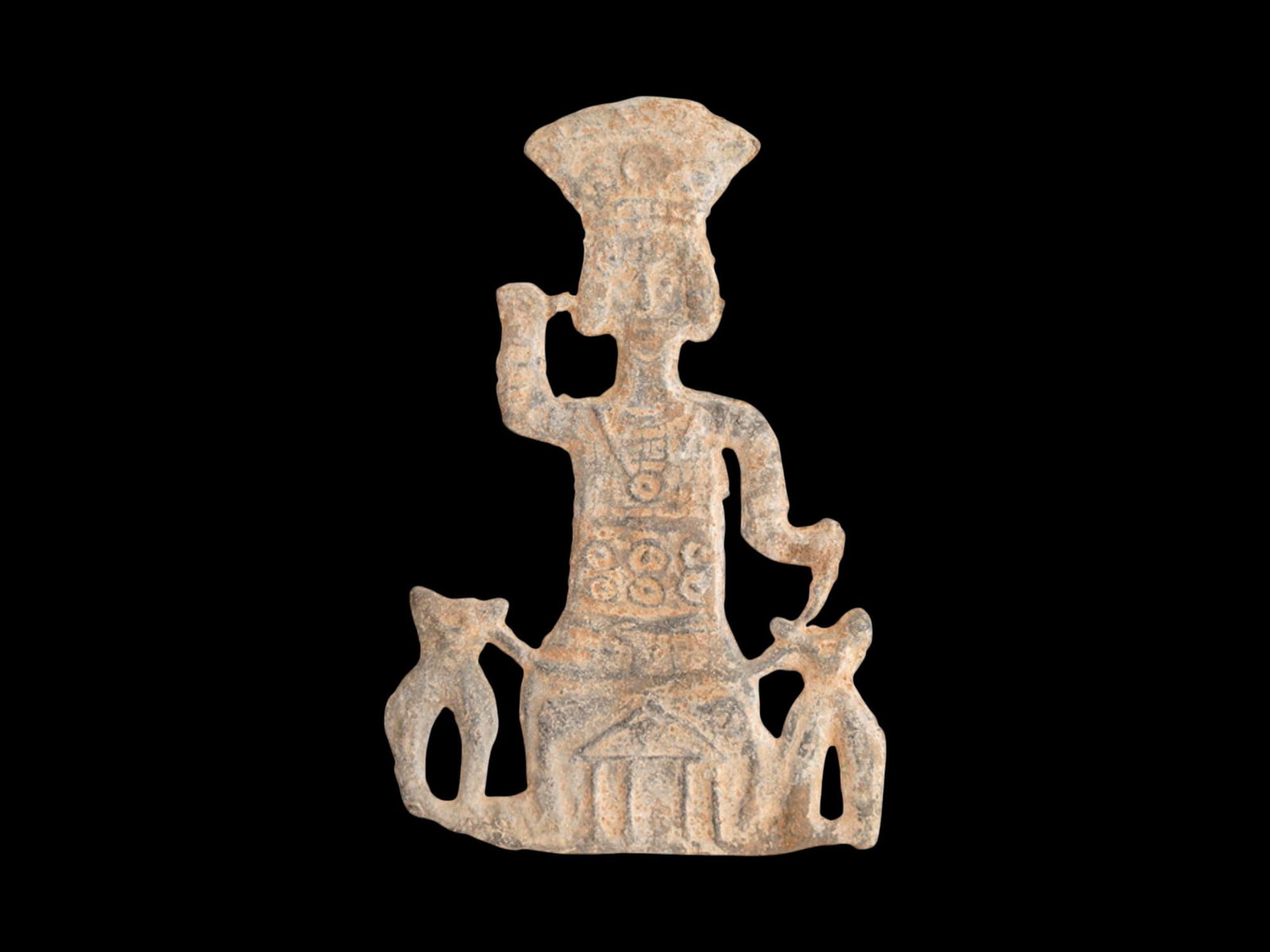 ANCIENT ROMAN VOTIVE PLAQUE JUPITER HELIOPOLITANUS (1 of 2)
