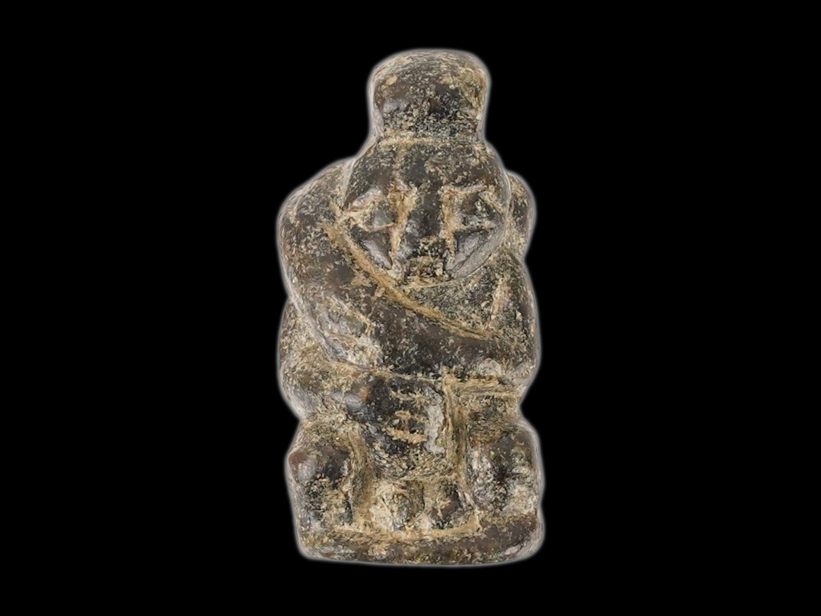 ANCIENT EGYPTIAN STEATITE EROTIC PENDANT OF PATAIKOS (1 of 6)