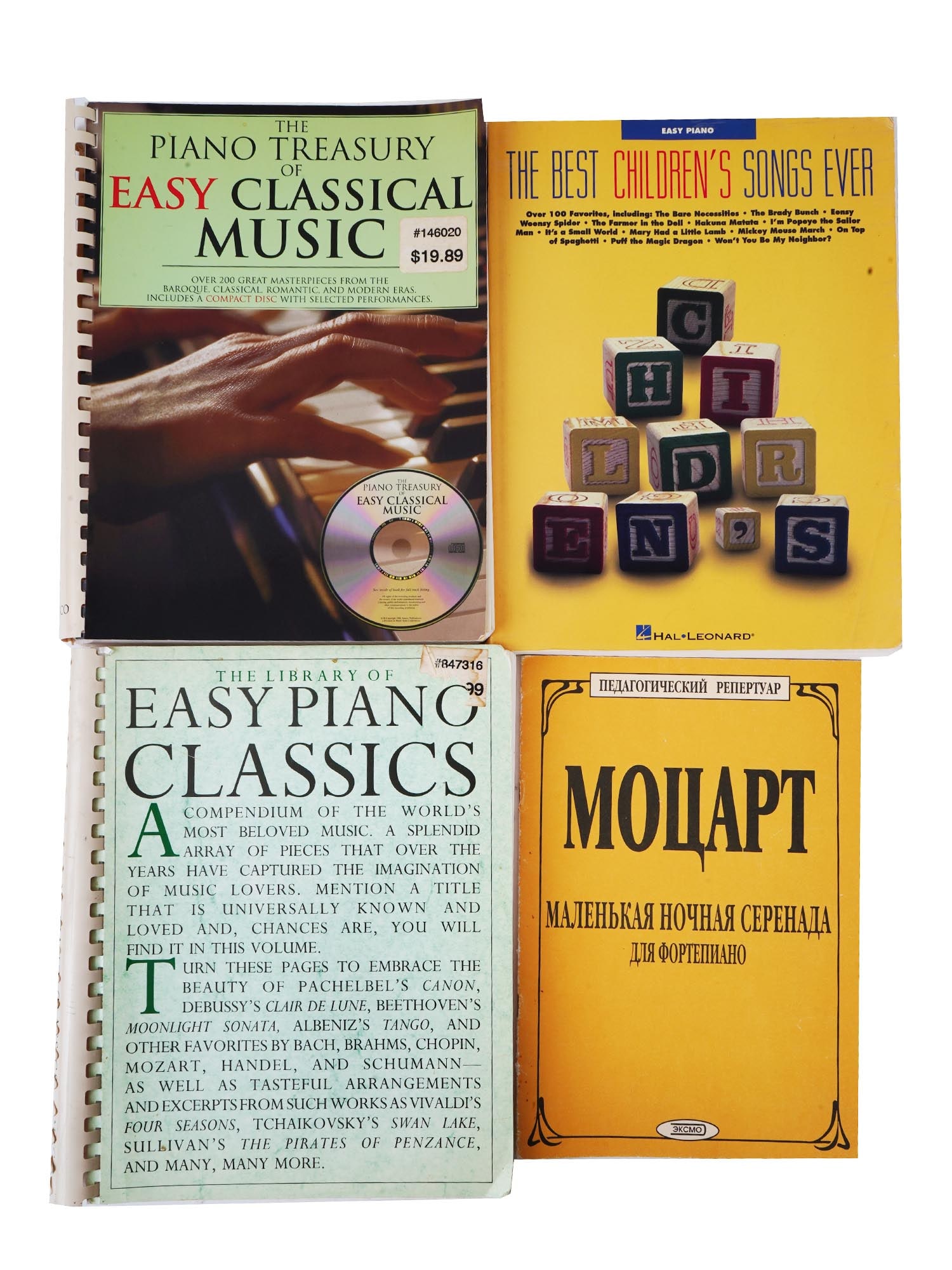 MUSIC PIANO AND SONGS BOOKS FOR CHILDREN (1 of 12)