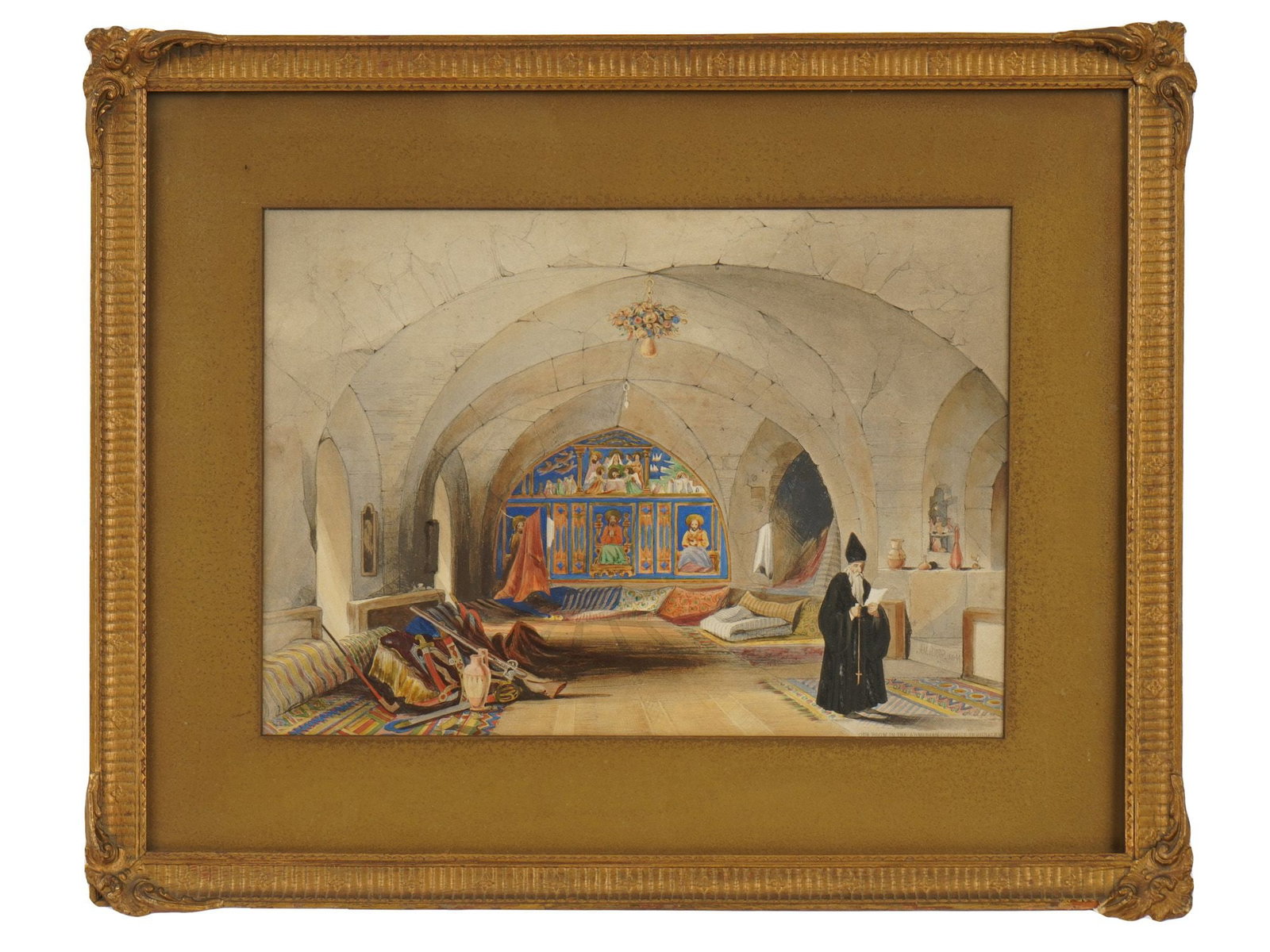 AFTER MARGARETTA BURR LITHO ROOM IN AN ARMENIAN CONVENT (1 of 4)