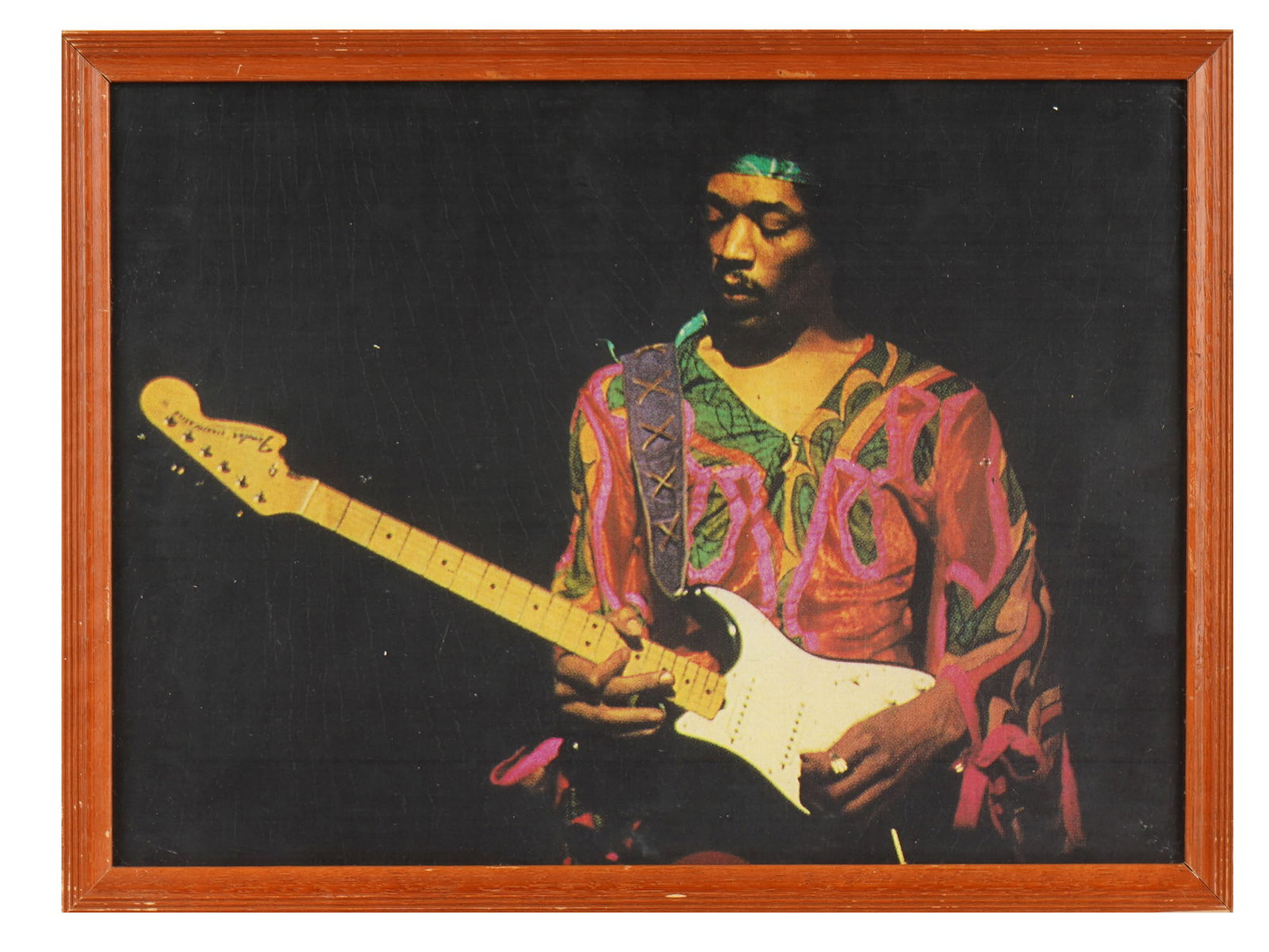 VINTAGE AMERICAN JIMI HENDRIX PHOTO PRINT (1 of 3)