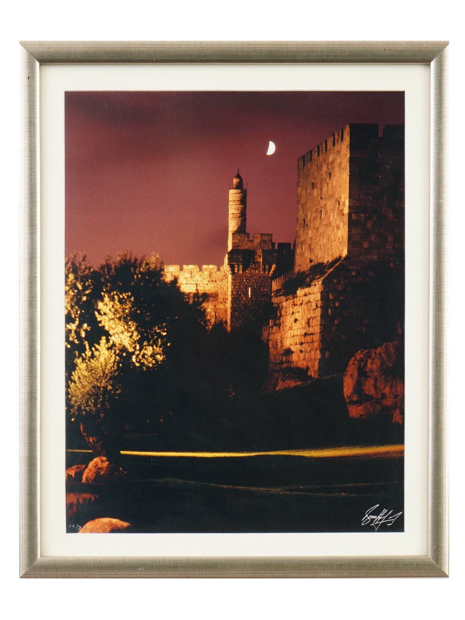 JUDAICA PHOTO SIGNED AVI HIRSCHFIELD CITADEL JERUSALEM (1 of 6)