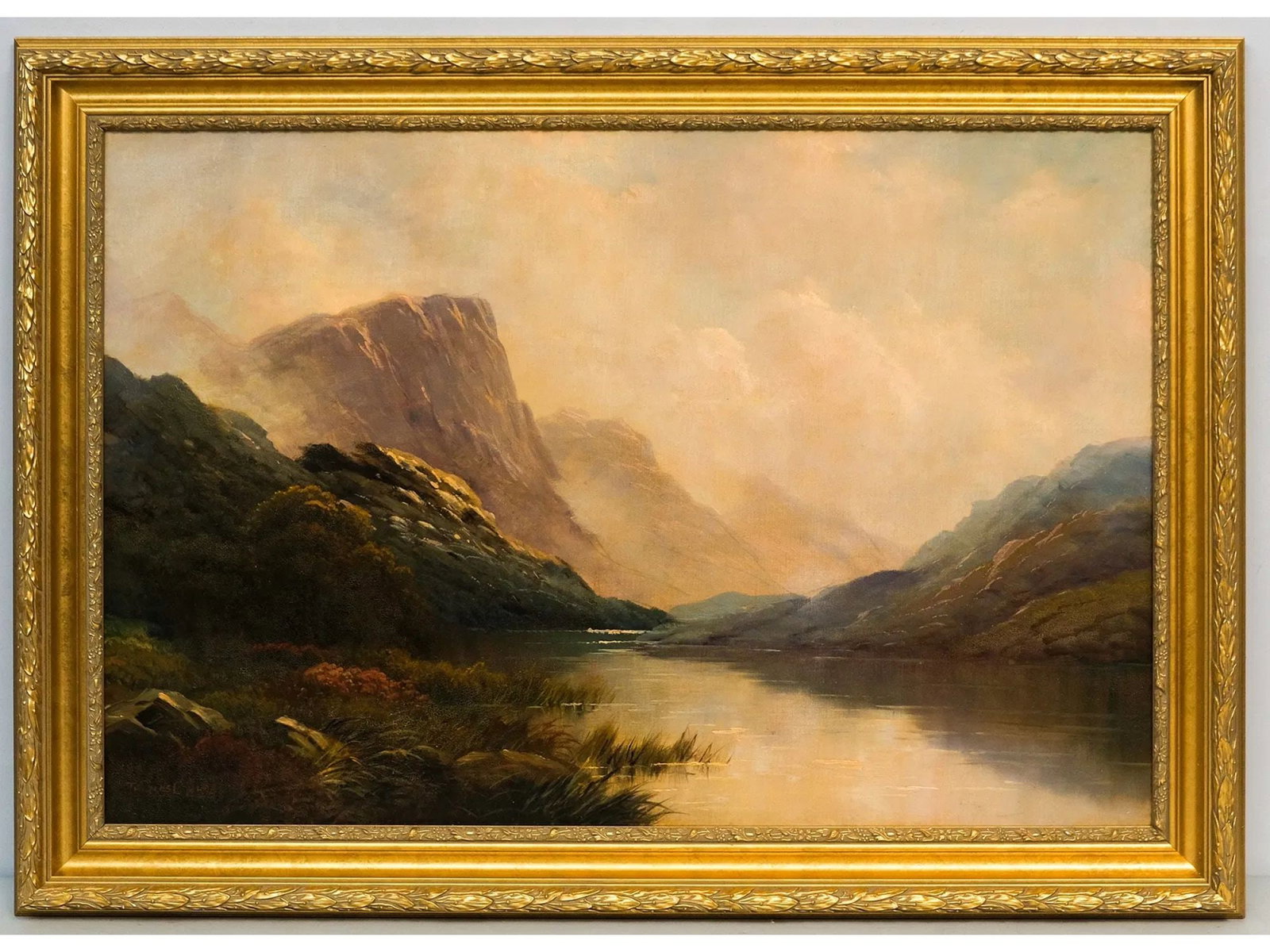 AMERICAN LANDSCAPE OIL PAINTING BY THOMAS C BLAKE (1 of 4)