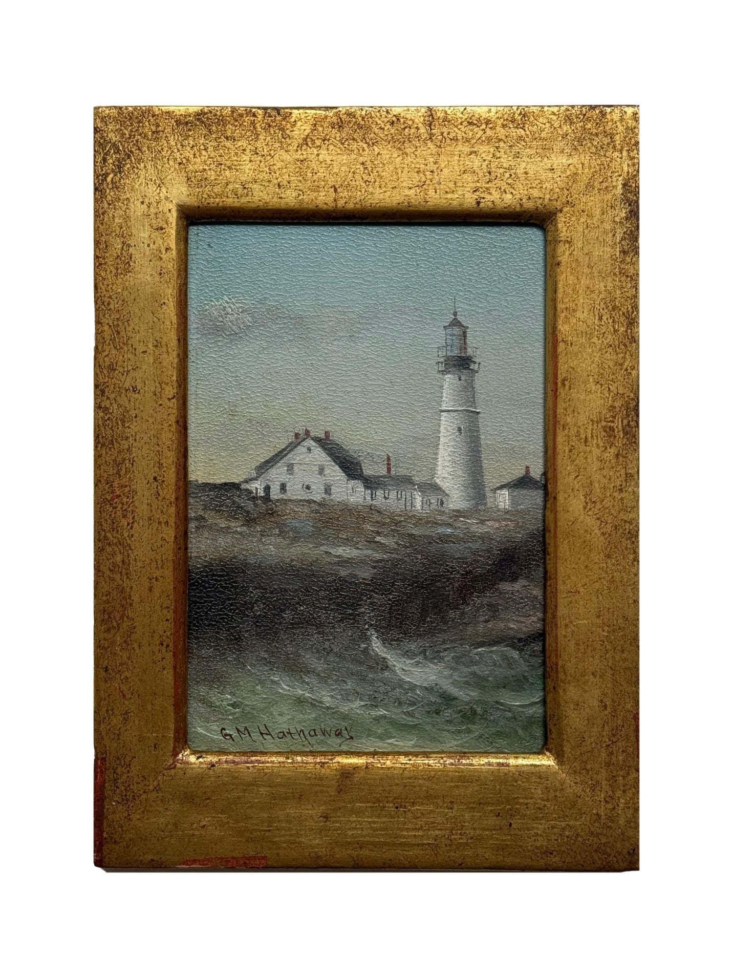 AMERICAN PAINTING BY GEORGE M. HATHAWAY PORTLAND (1 of 3)