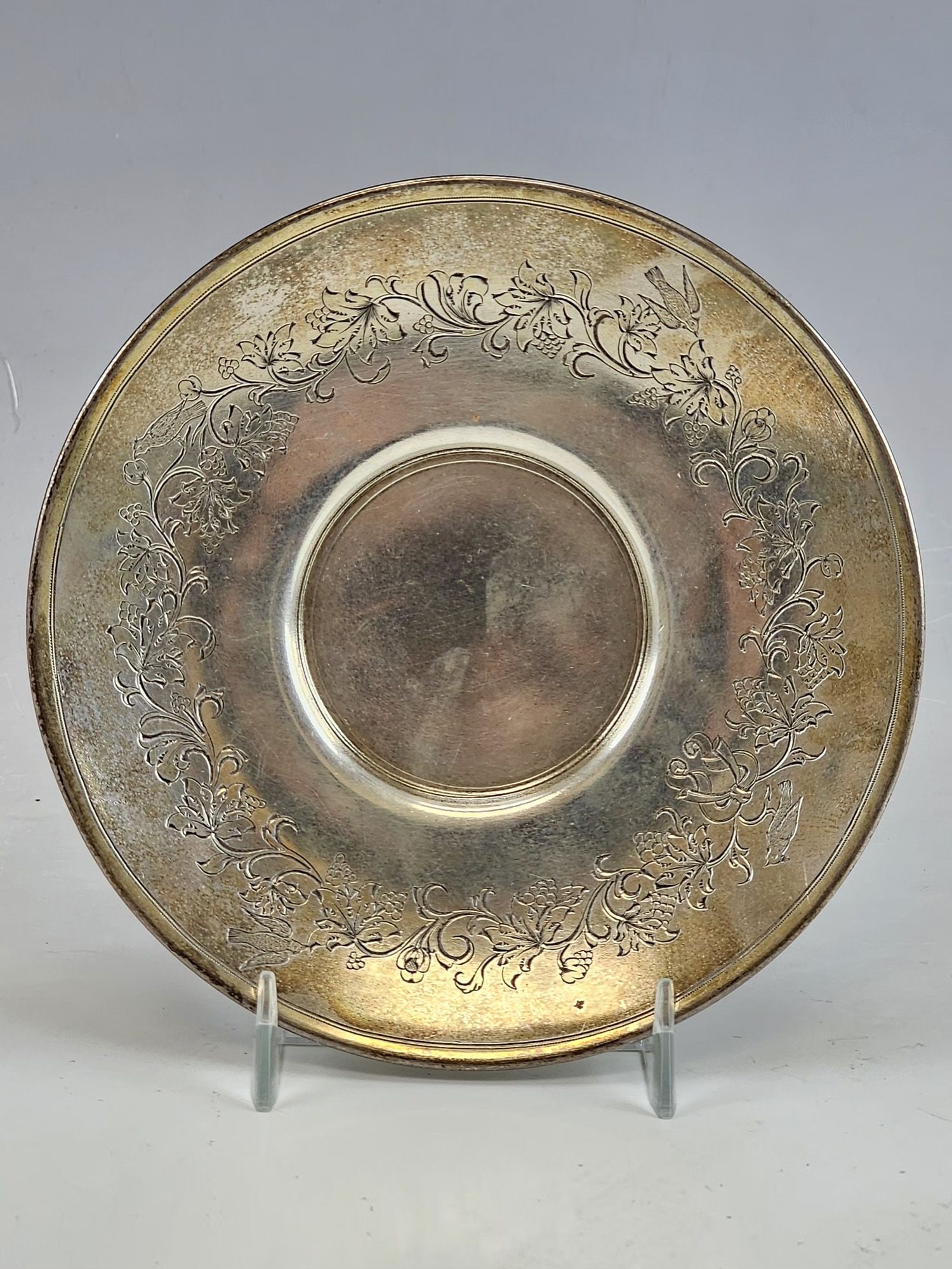 ANTIQUE 19TH C RUSSIAN SILVER FRUIT OR CANDY DISH (1 of 5)
