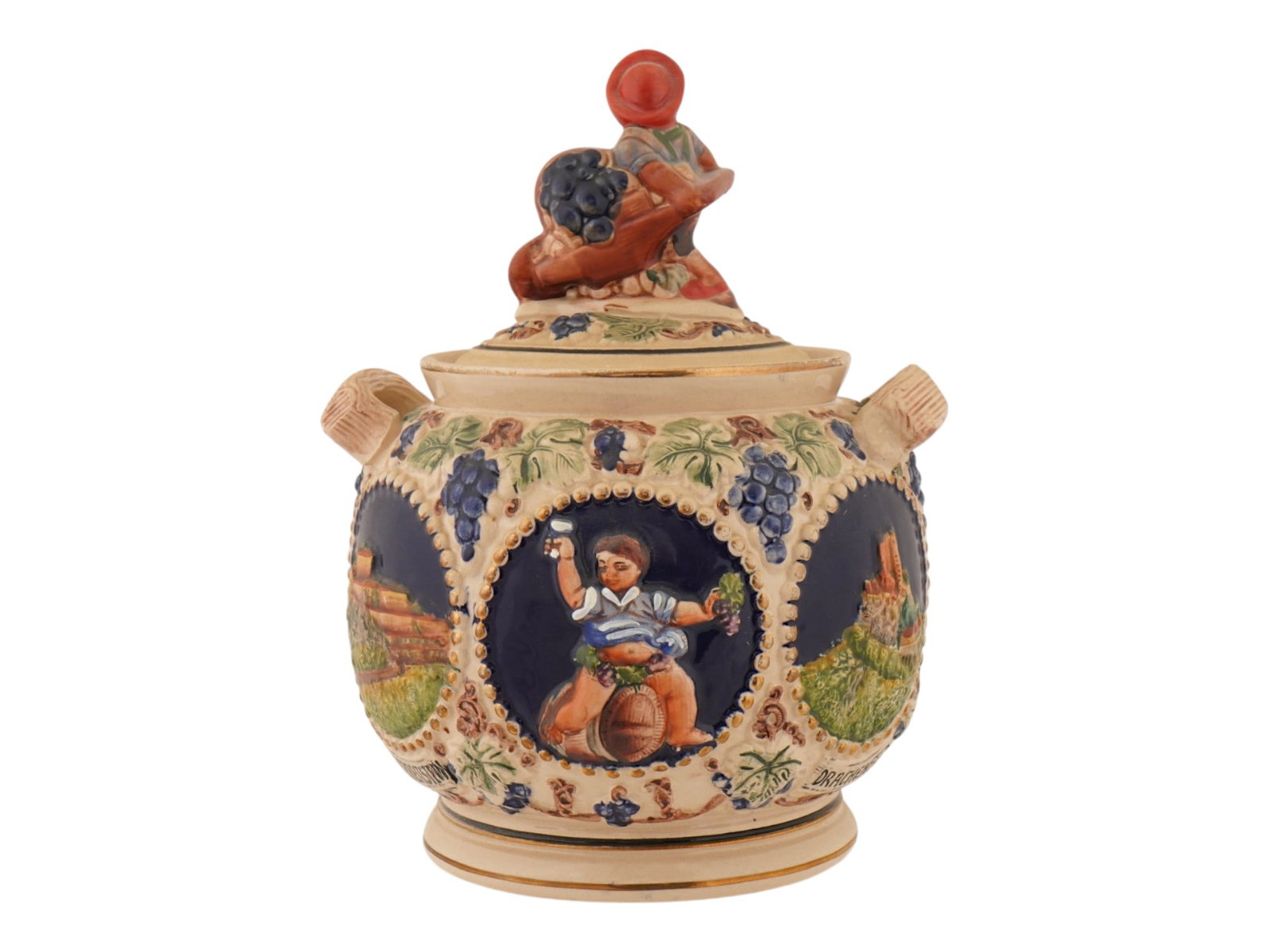 VINTAGE GERZ OF WEST GERMANY CERAMIC COOKIE JAR (1 of 11)